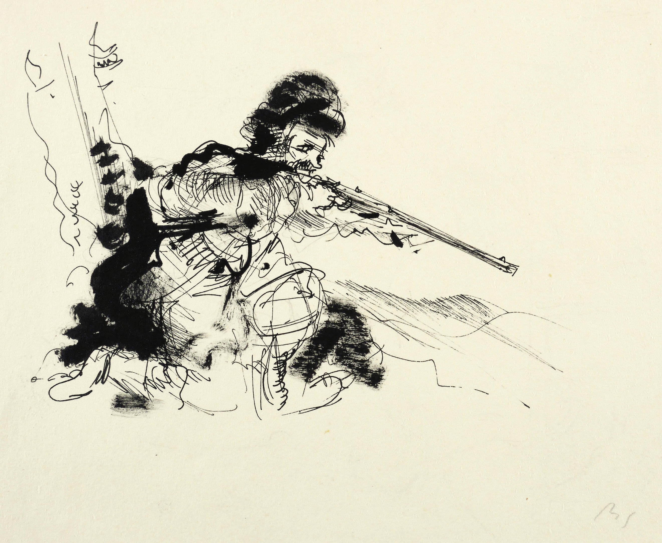 Max Schwimmer – „Jäger im Schnee“