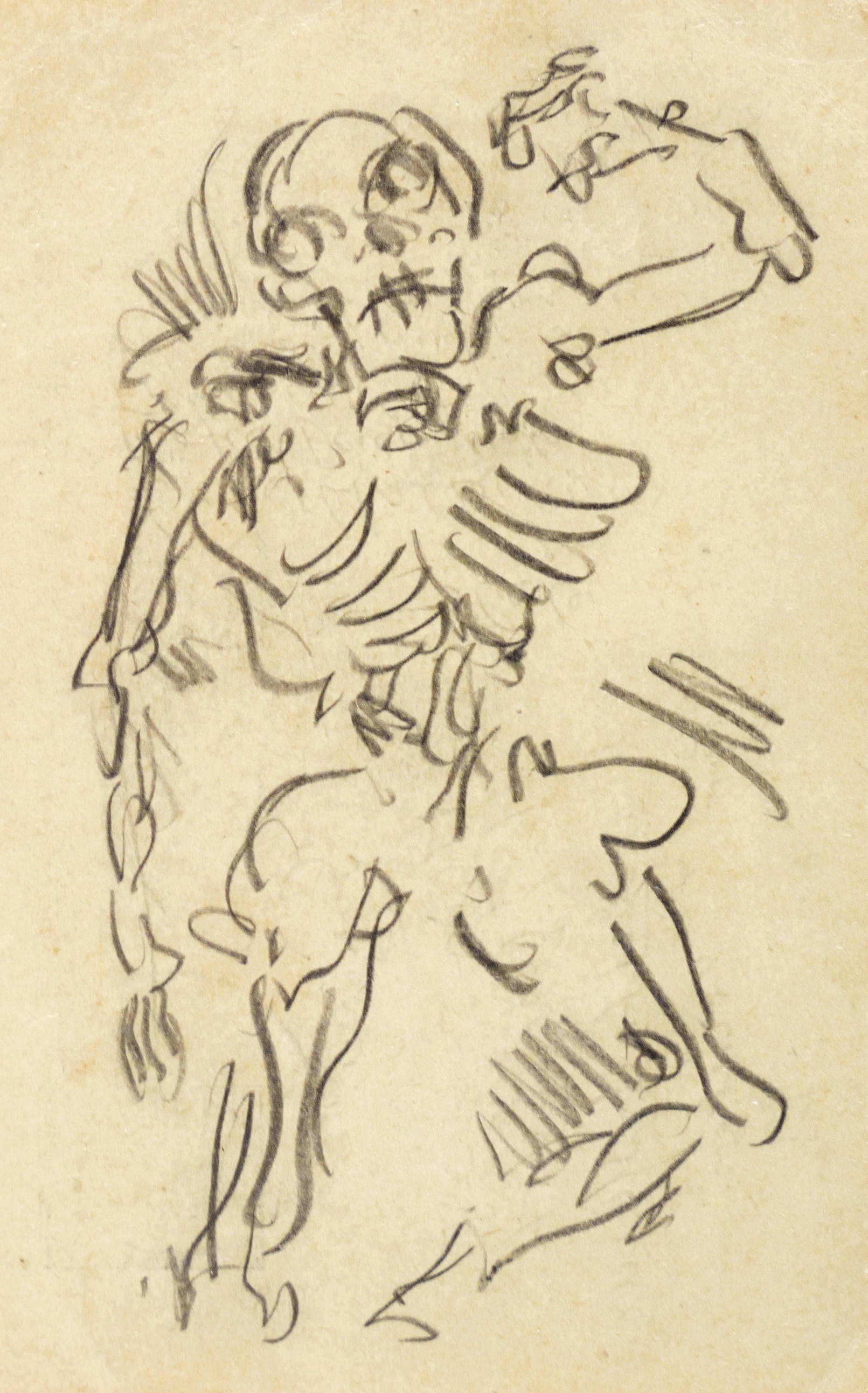 Max Schwimmer – „Grüßendes Gerippe (Der fröhliche Tod)“