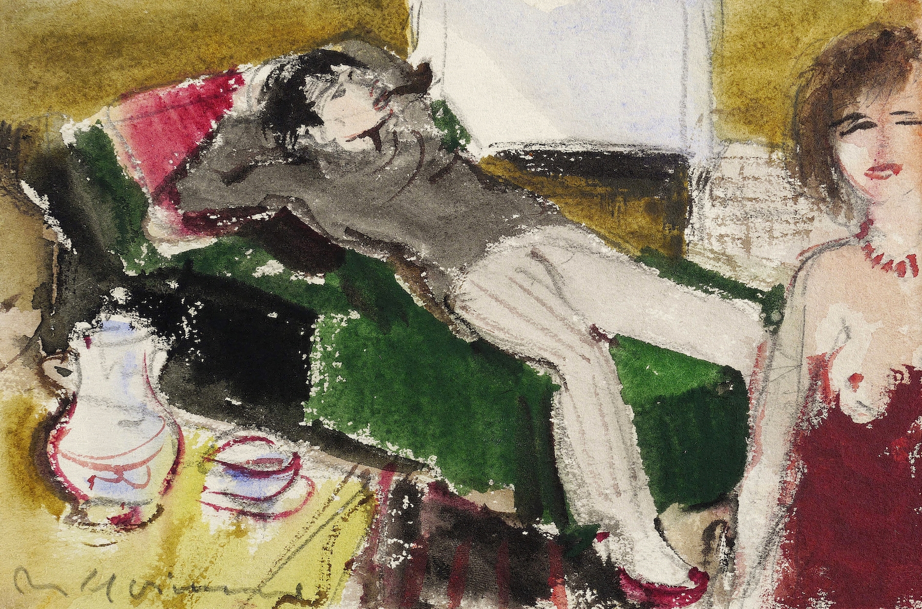 Max Schwimmer – „Auf dem Kanapee“