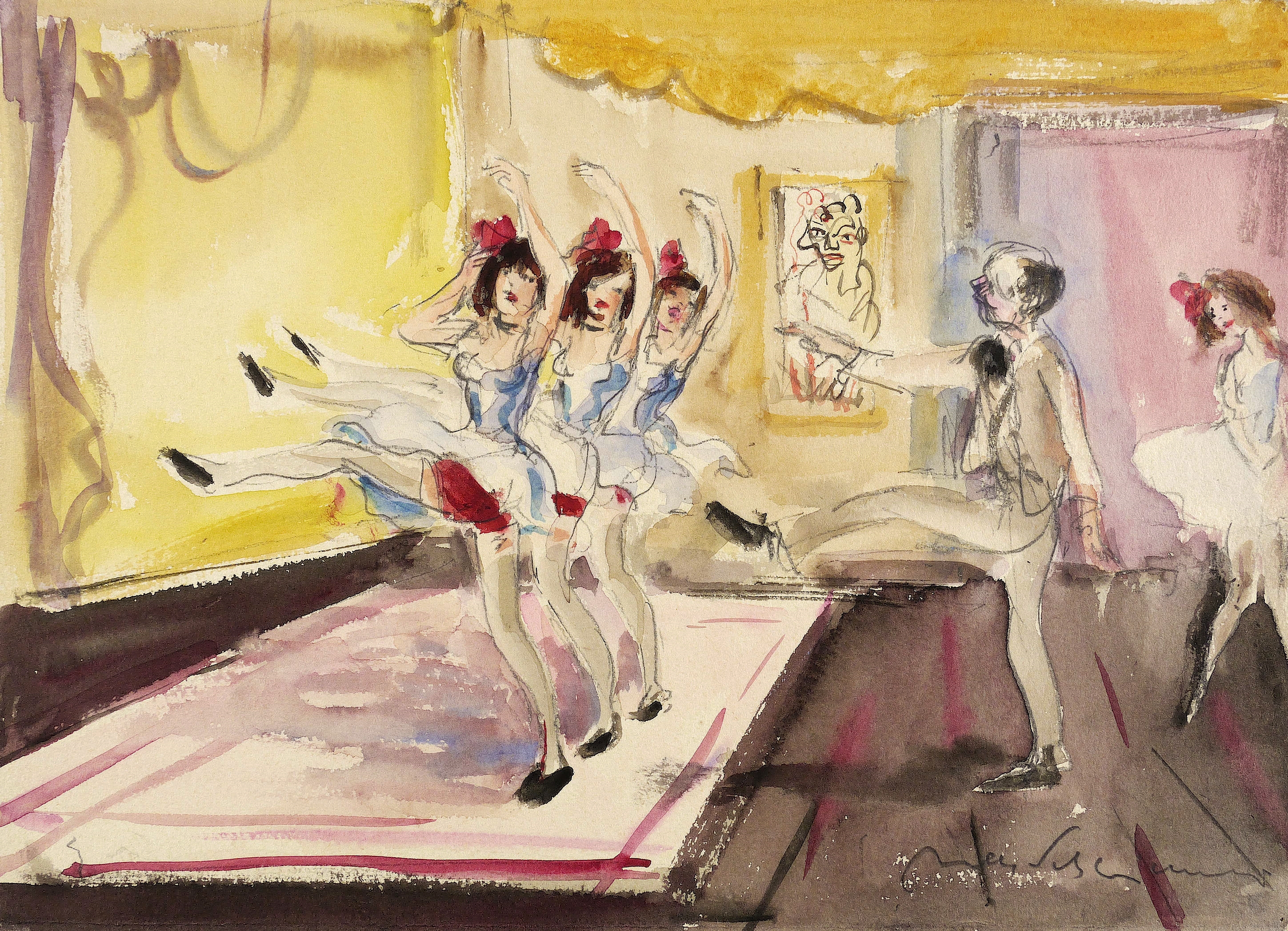 Max Schwimmer – „Cancan-Tänzerinnen (Varieté)“