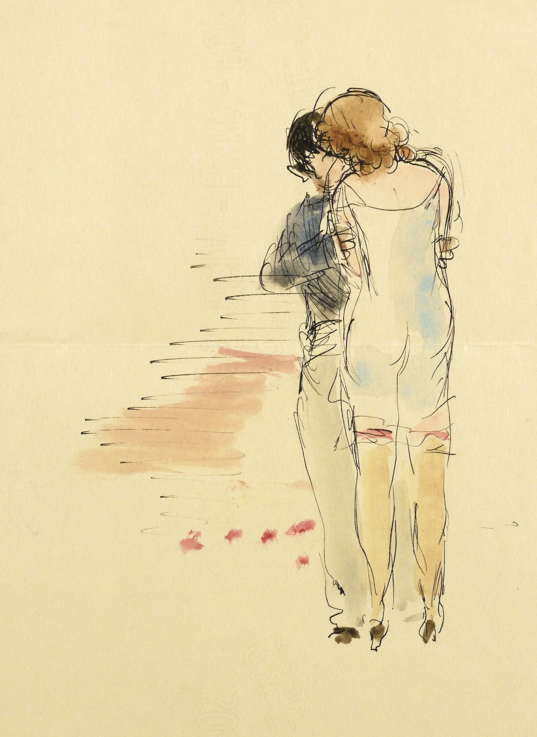 Stehendes Liebespaar