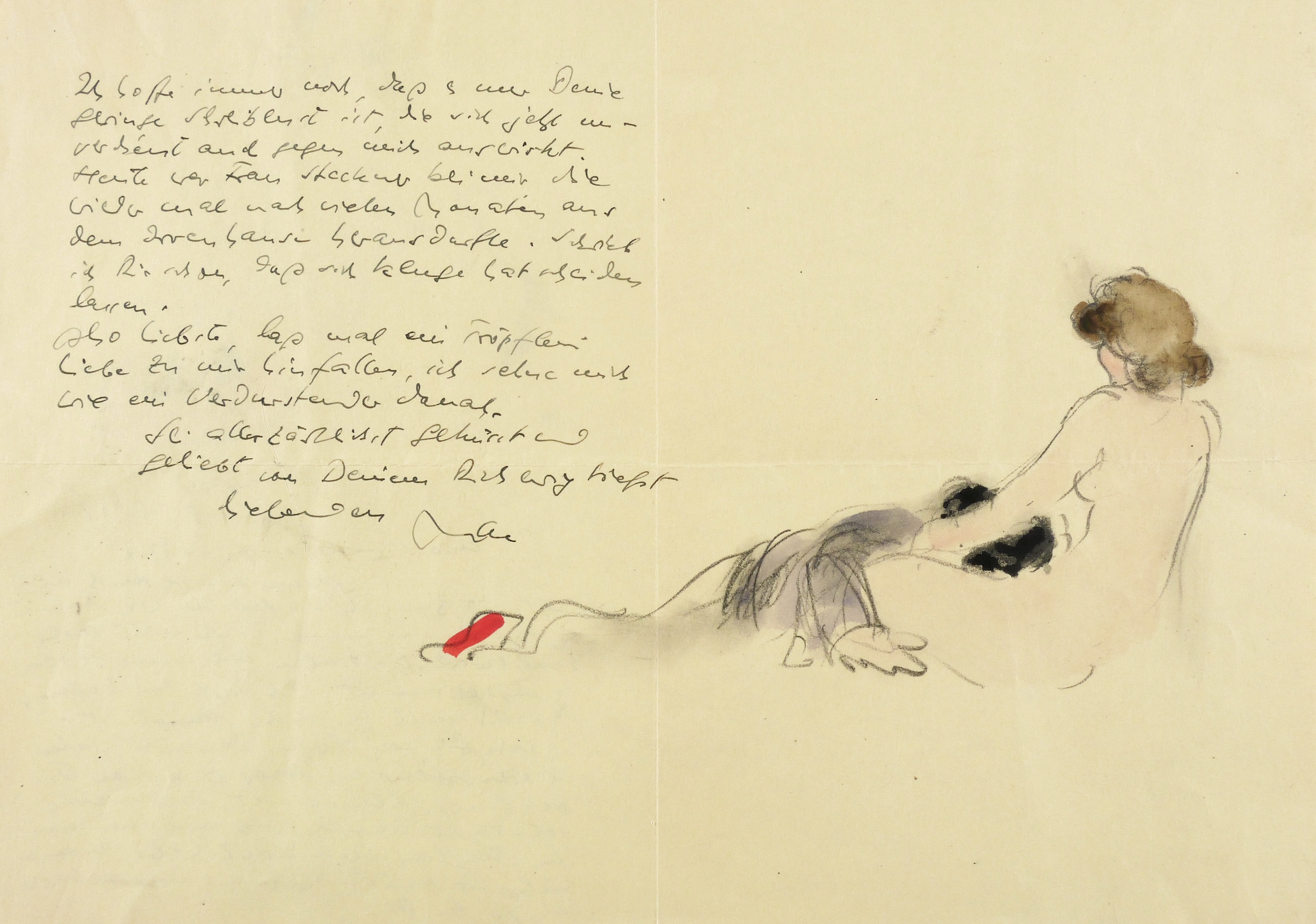 Zärtliche Liebkosung