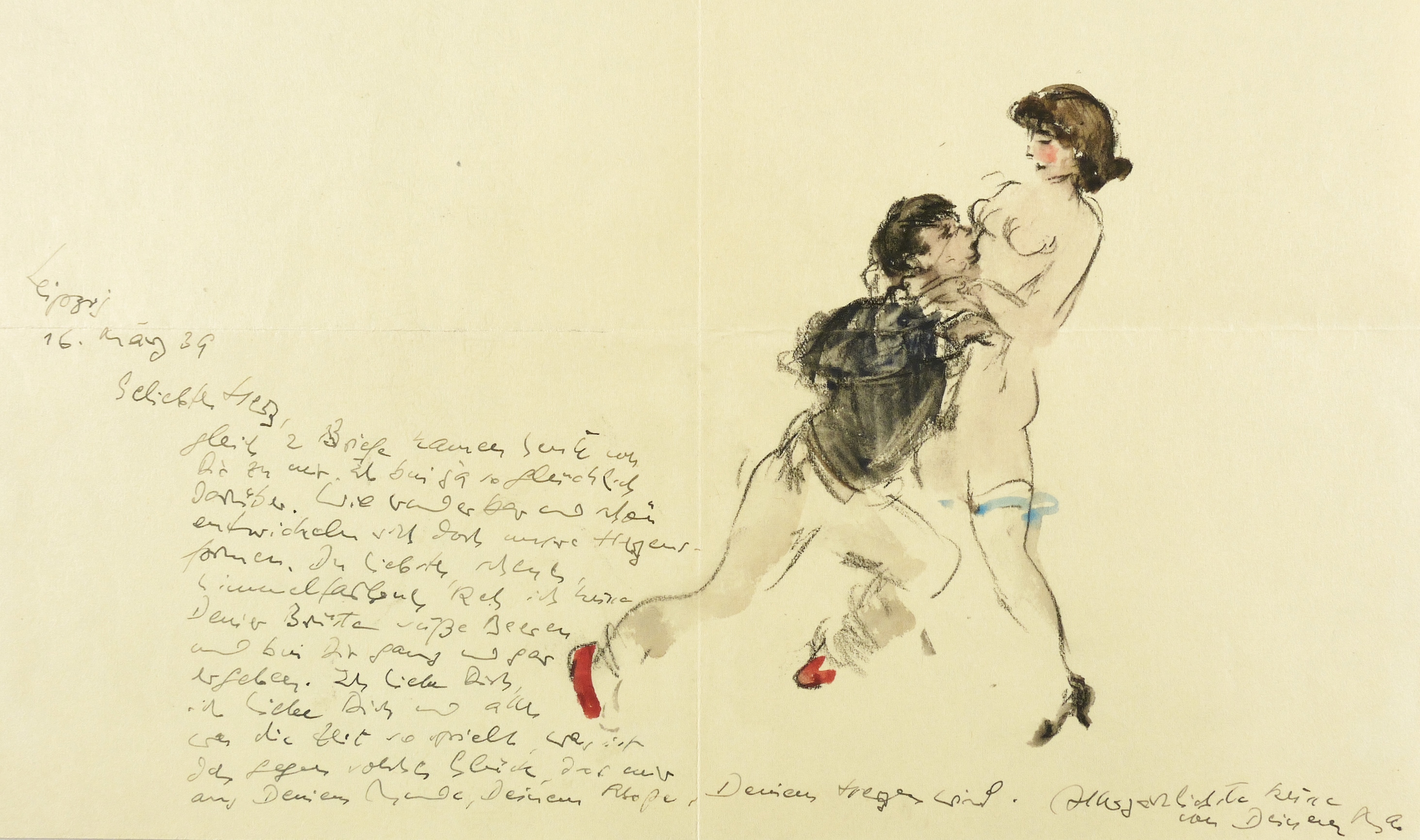 Stürmische Umarmung