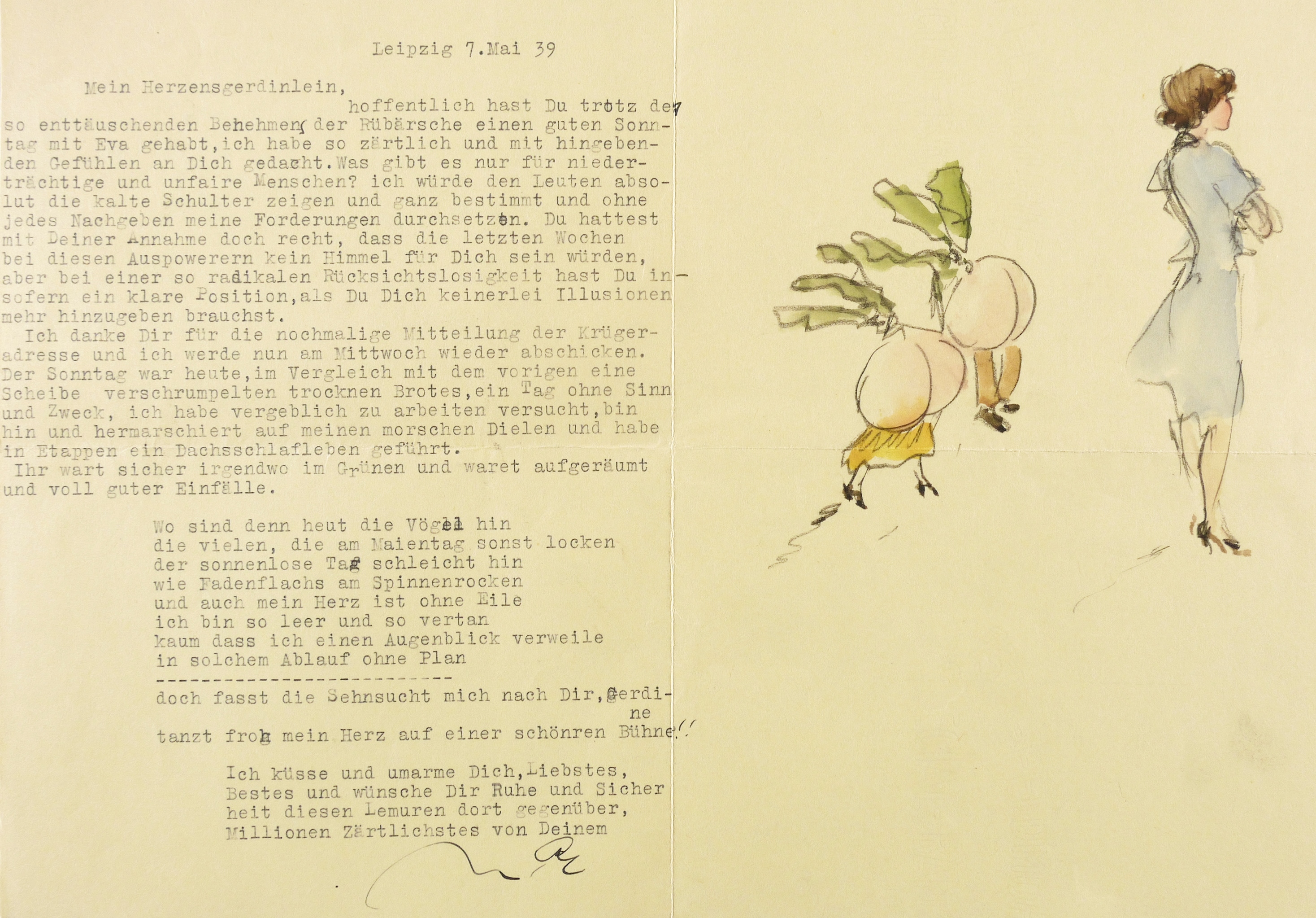 Gerdine zeigt den Berliner Rübärschen die kalte Schulter