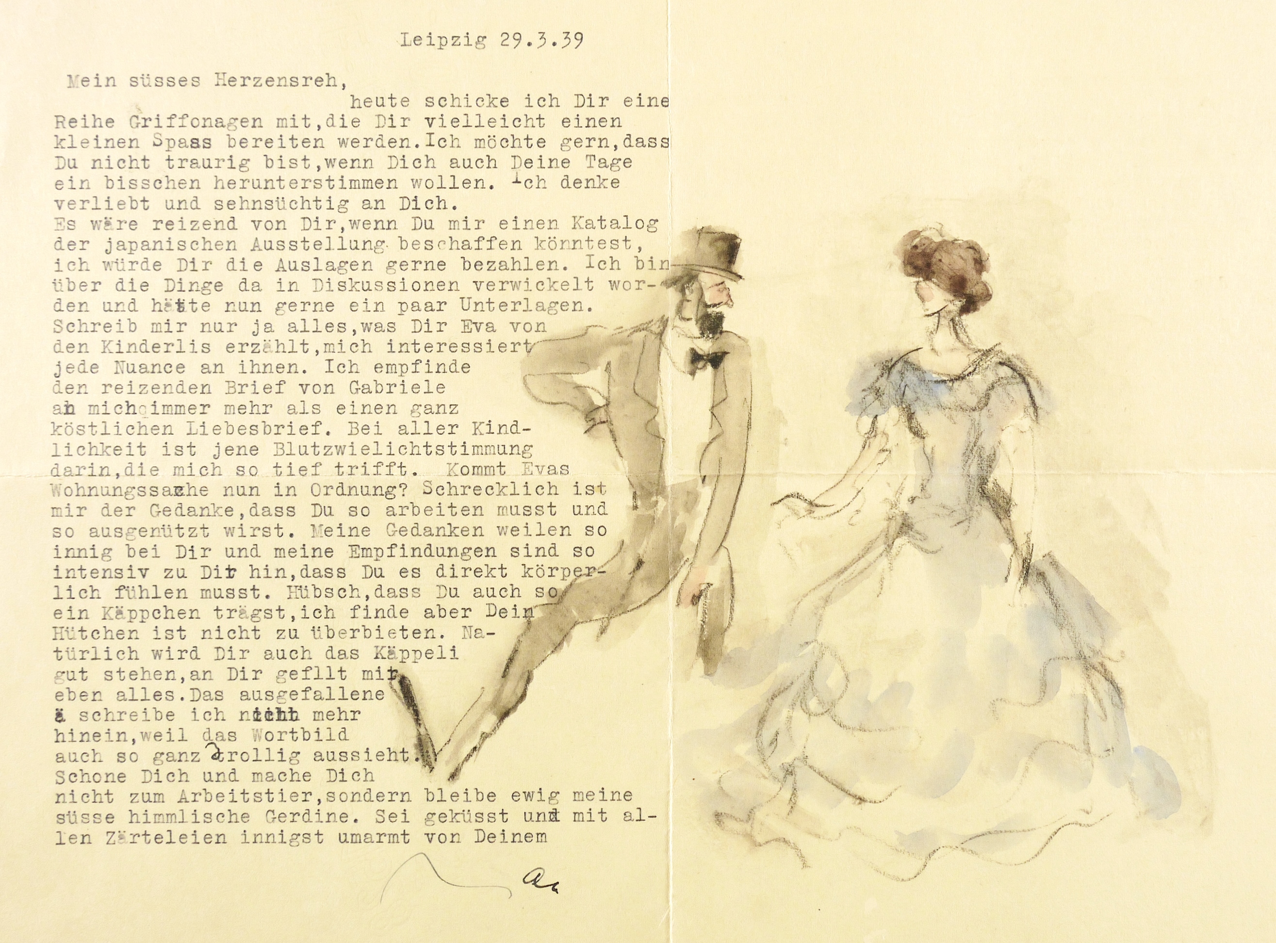 Paar in Abendgarderobe