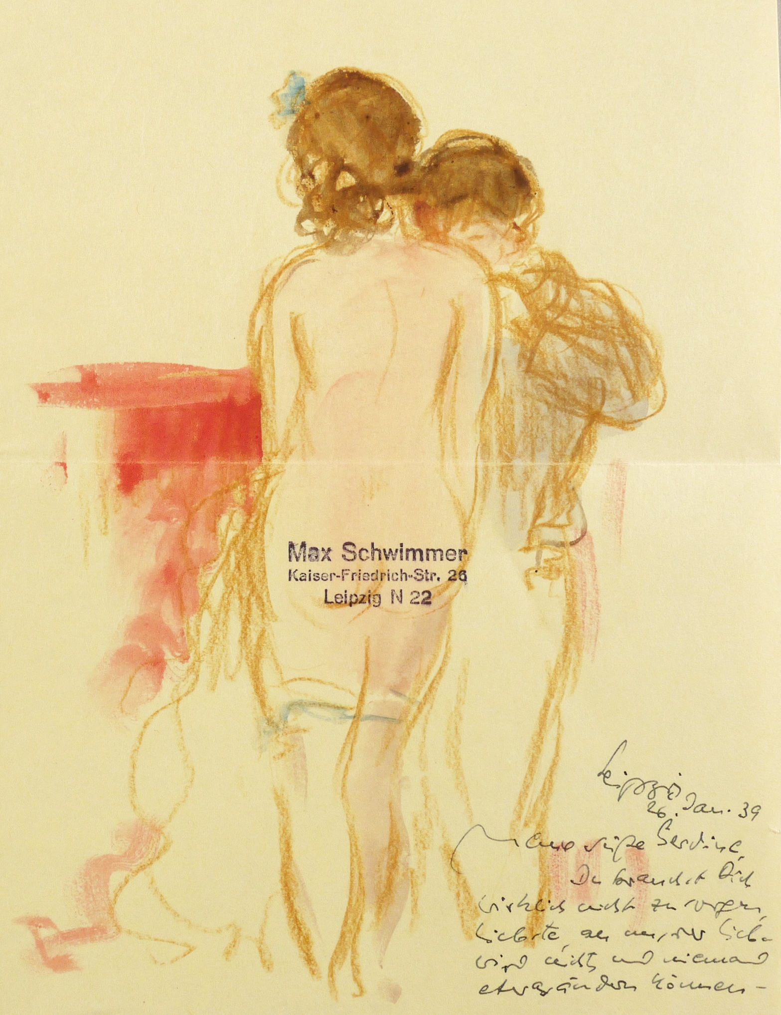 Rückenakt mit Liebhaber