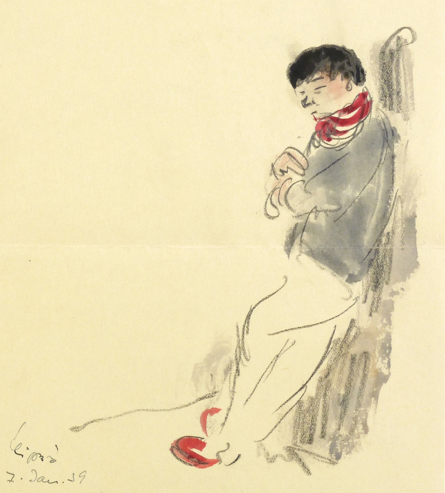 Verzweifelter Künstler