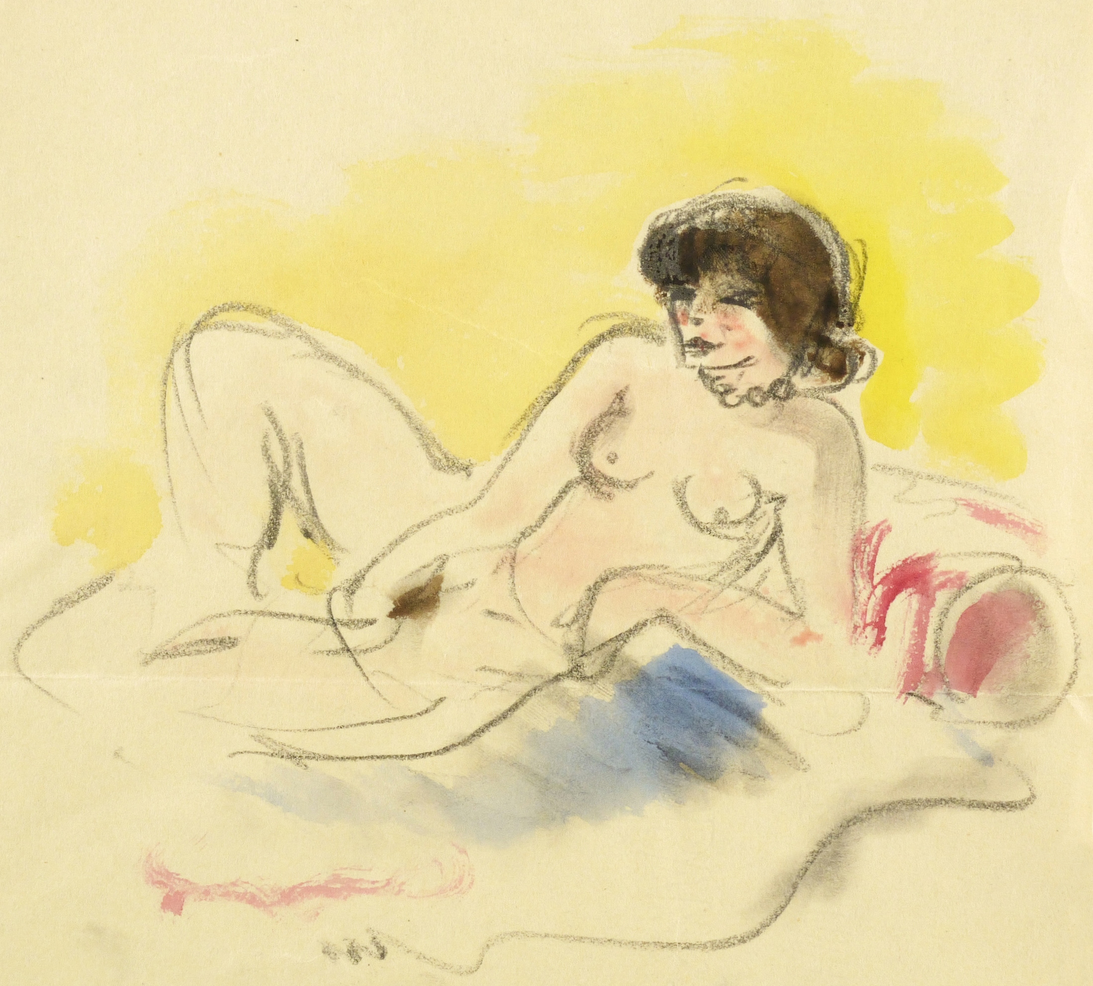 Mädchen auf dem Kanapee