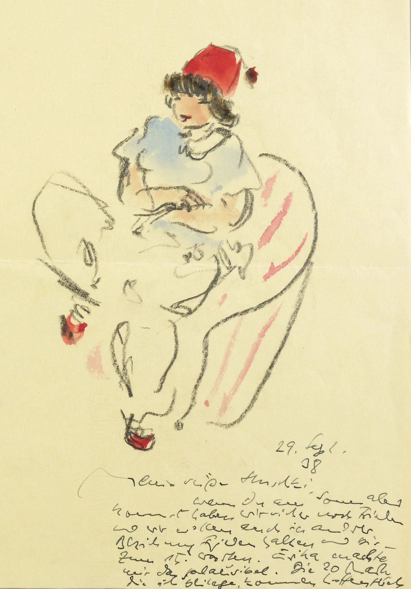 Mädchen in orientalischem Kostüm