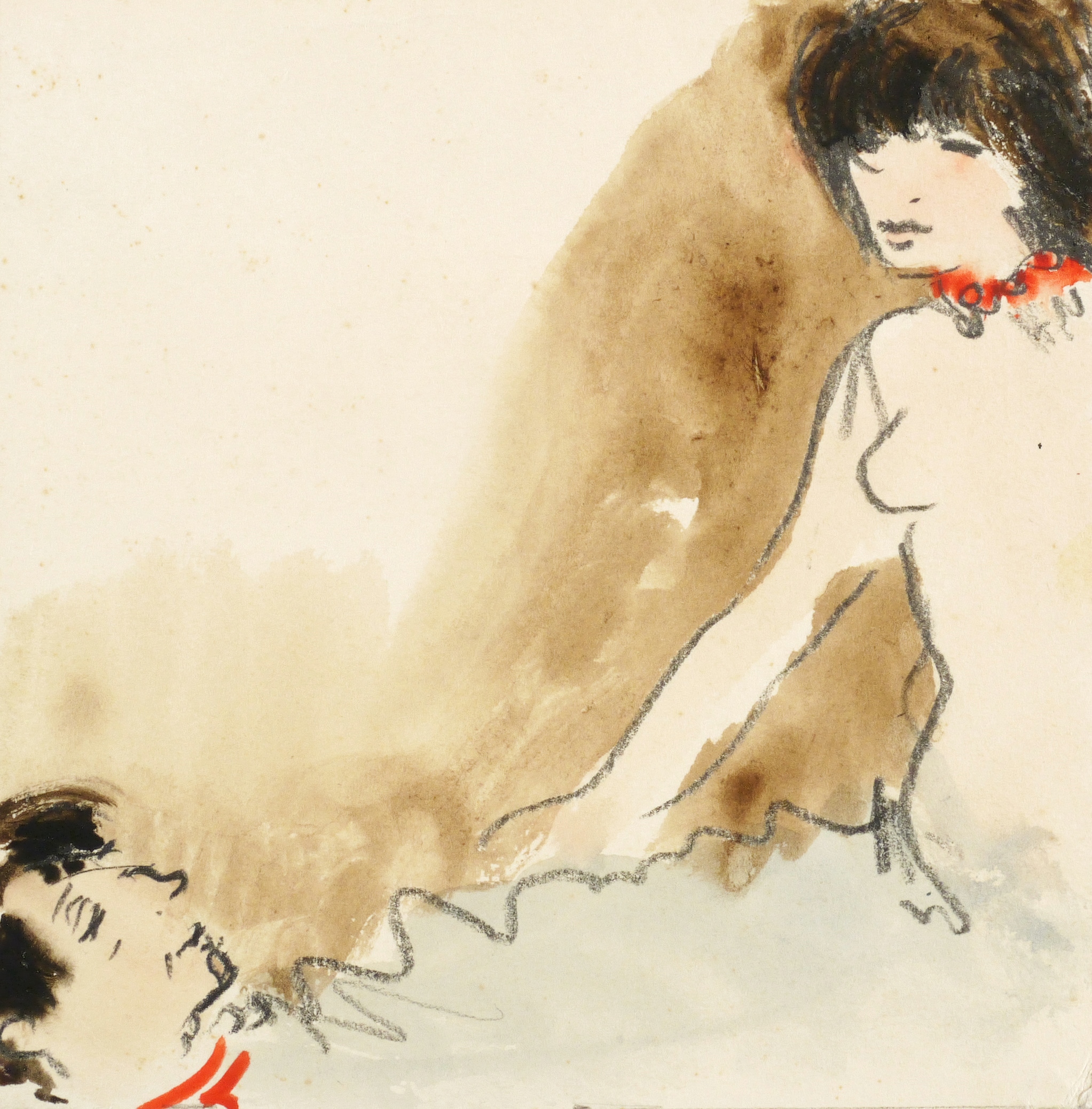 Zärtliches Liebespaar