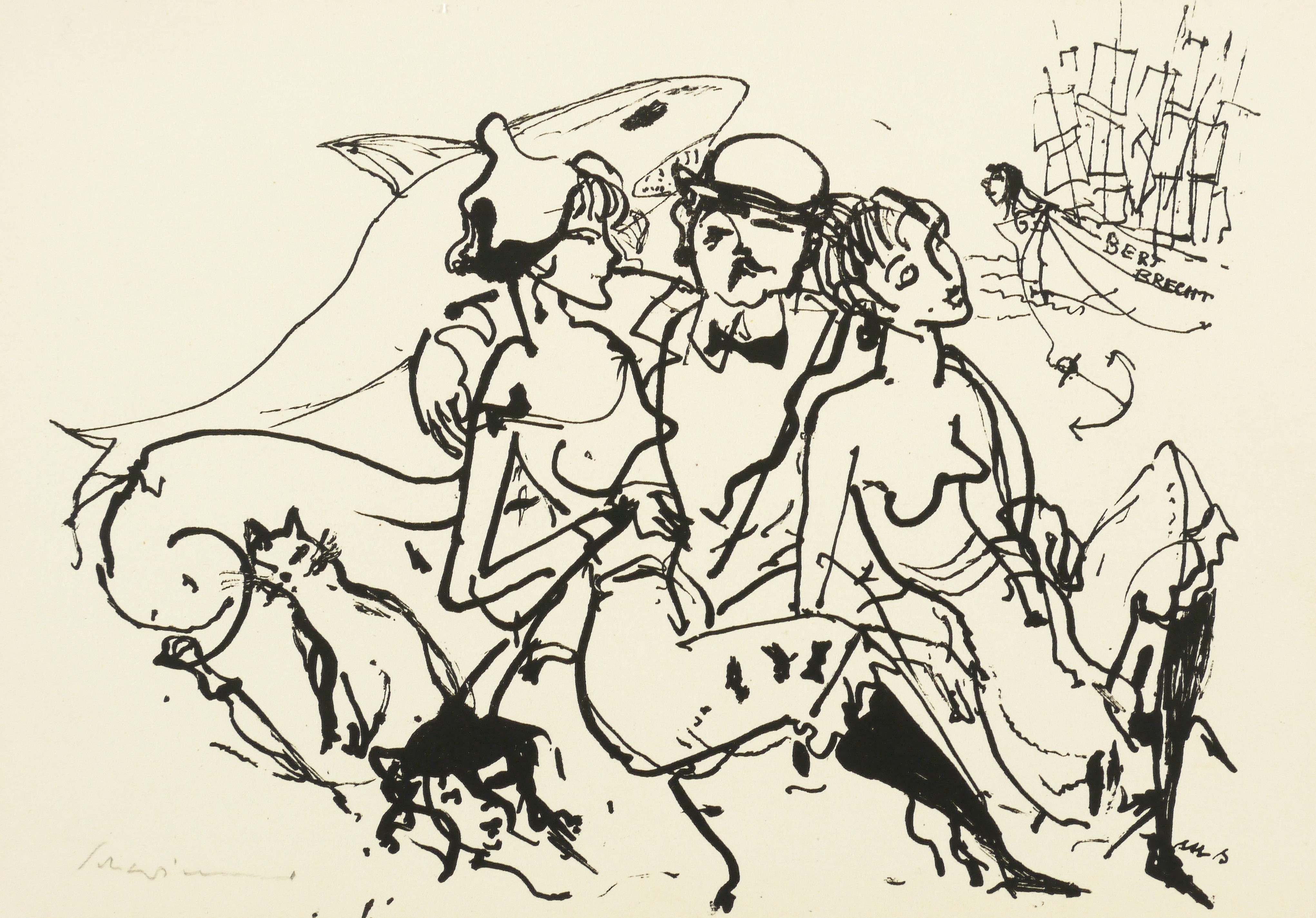 Max Schwimmer, Und der Haifisch, der hat Zähne, 1957