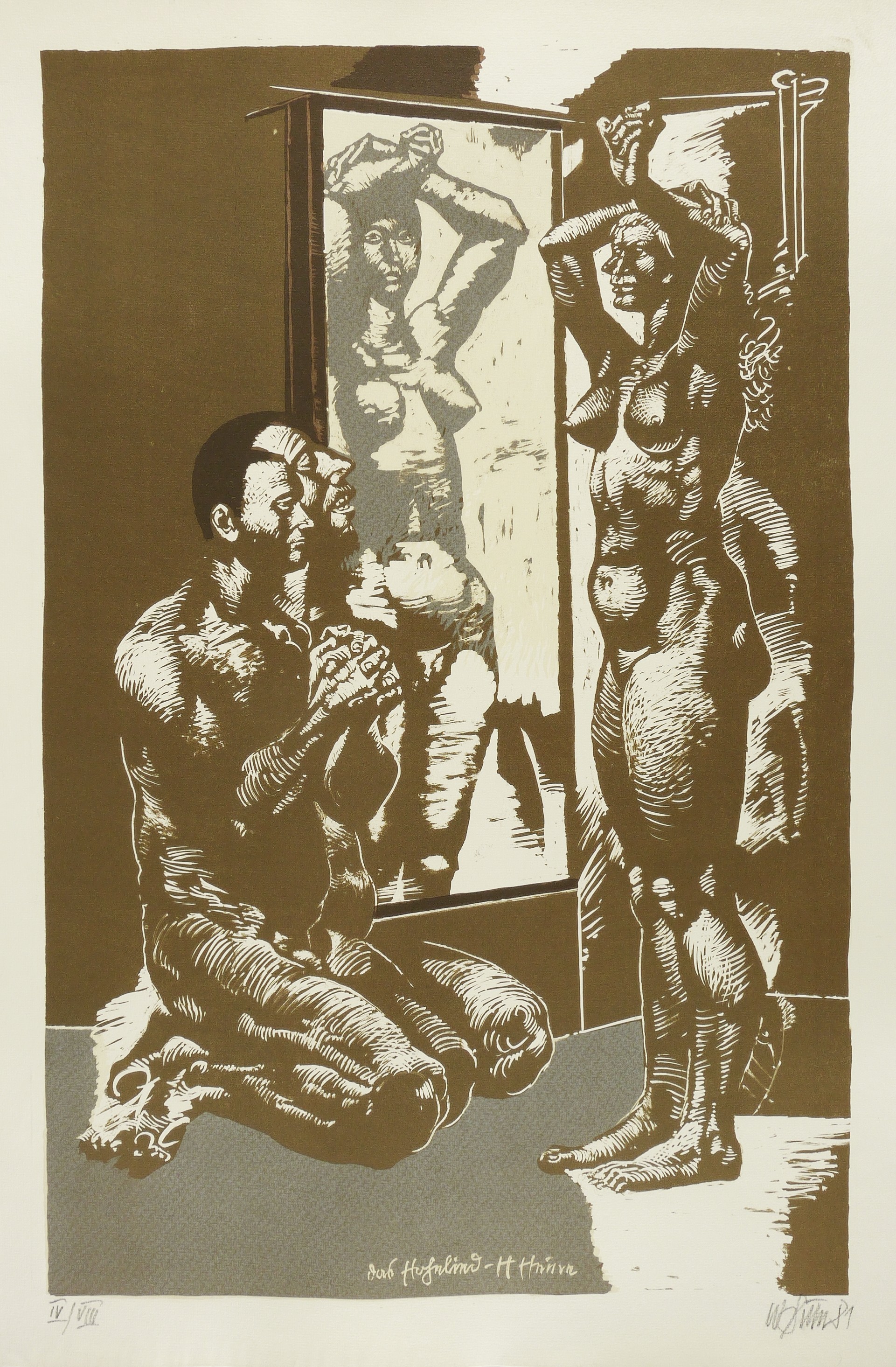 Willi Sitte, Das Hohelied (Heinrich Heine), 1981