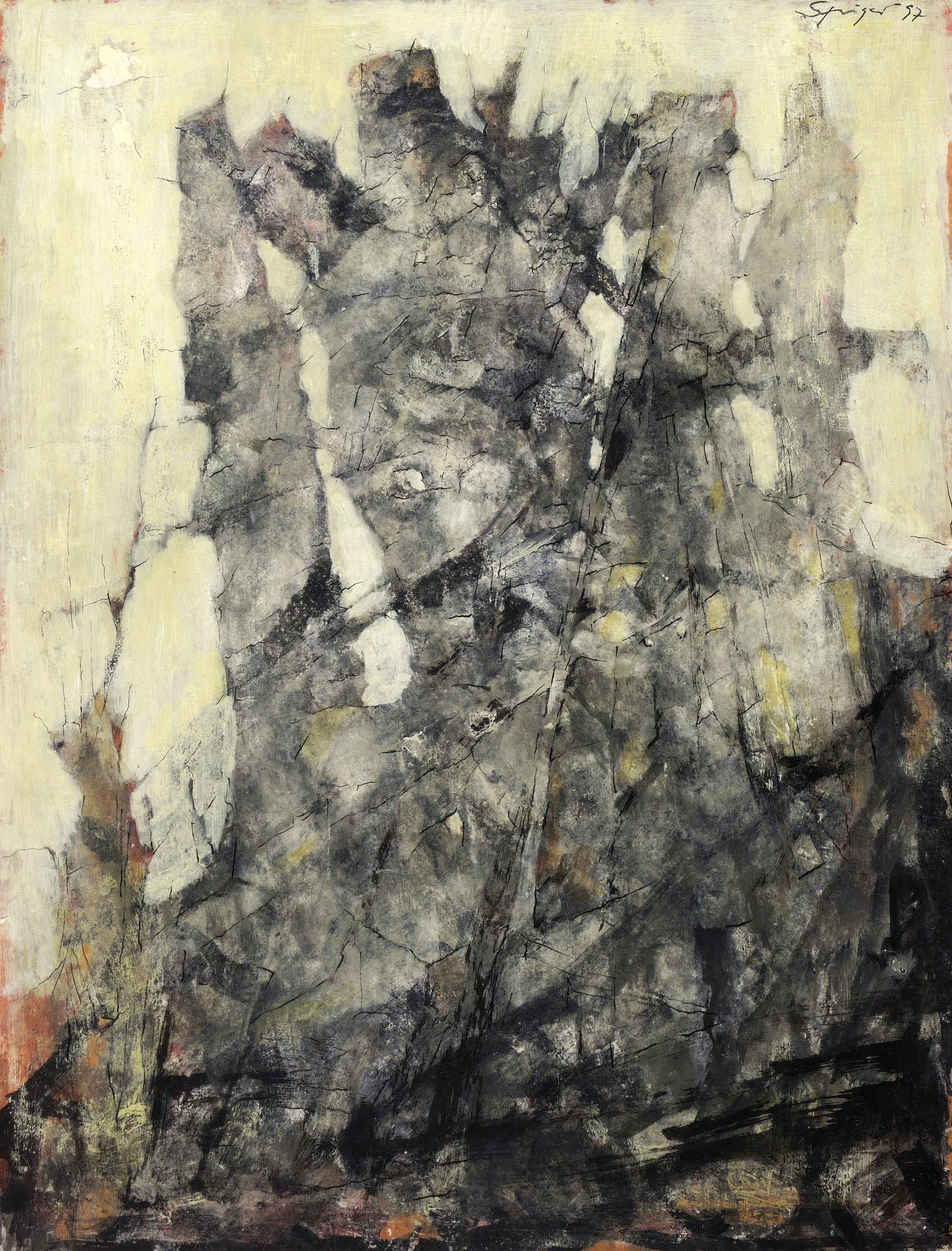 Reinhard Springer, Felsgruppe 3 ( Sächsische Schweiz), 1997