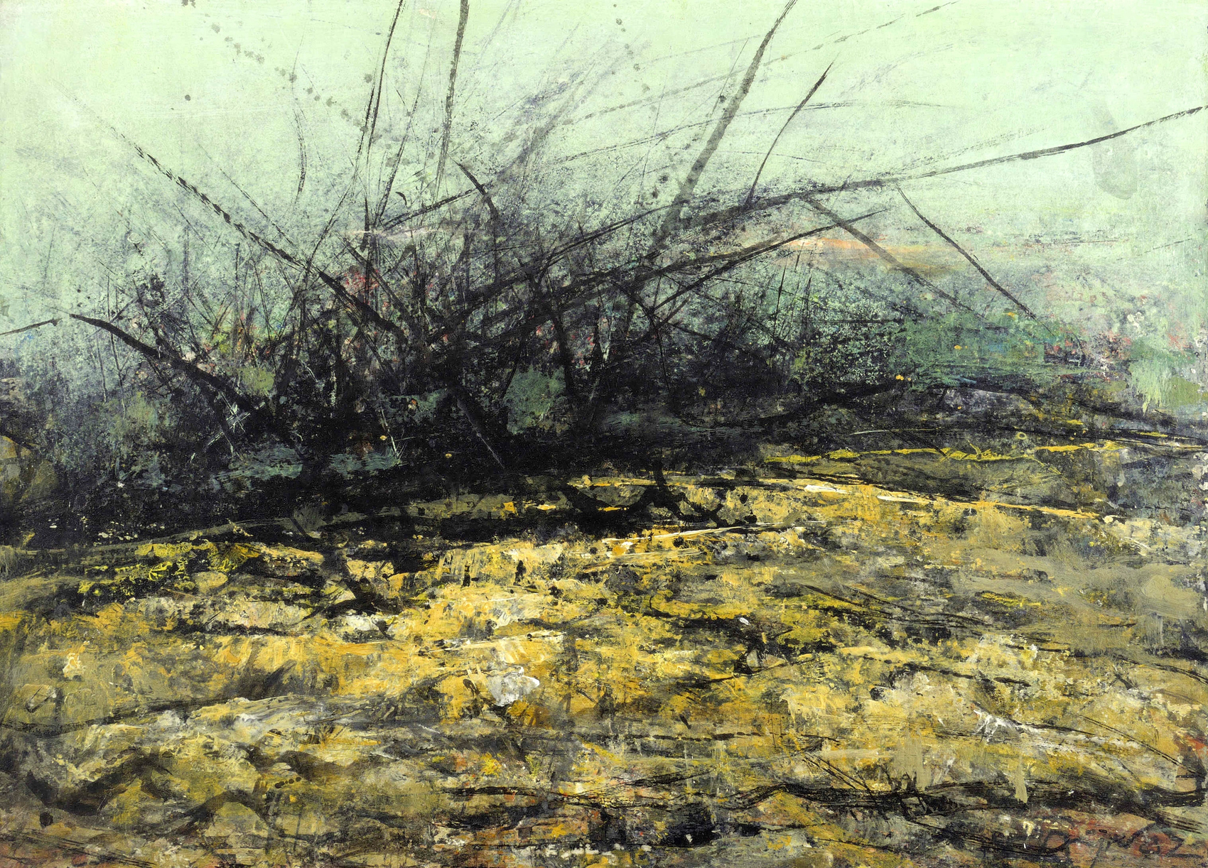 Reinhard Springer, Novemberlandschaft 32, 2002