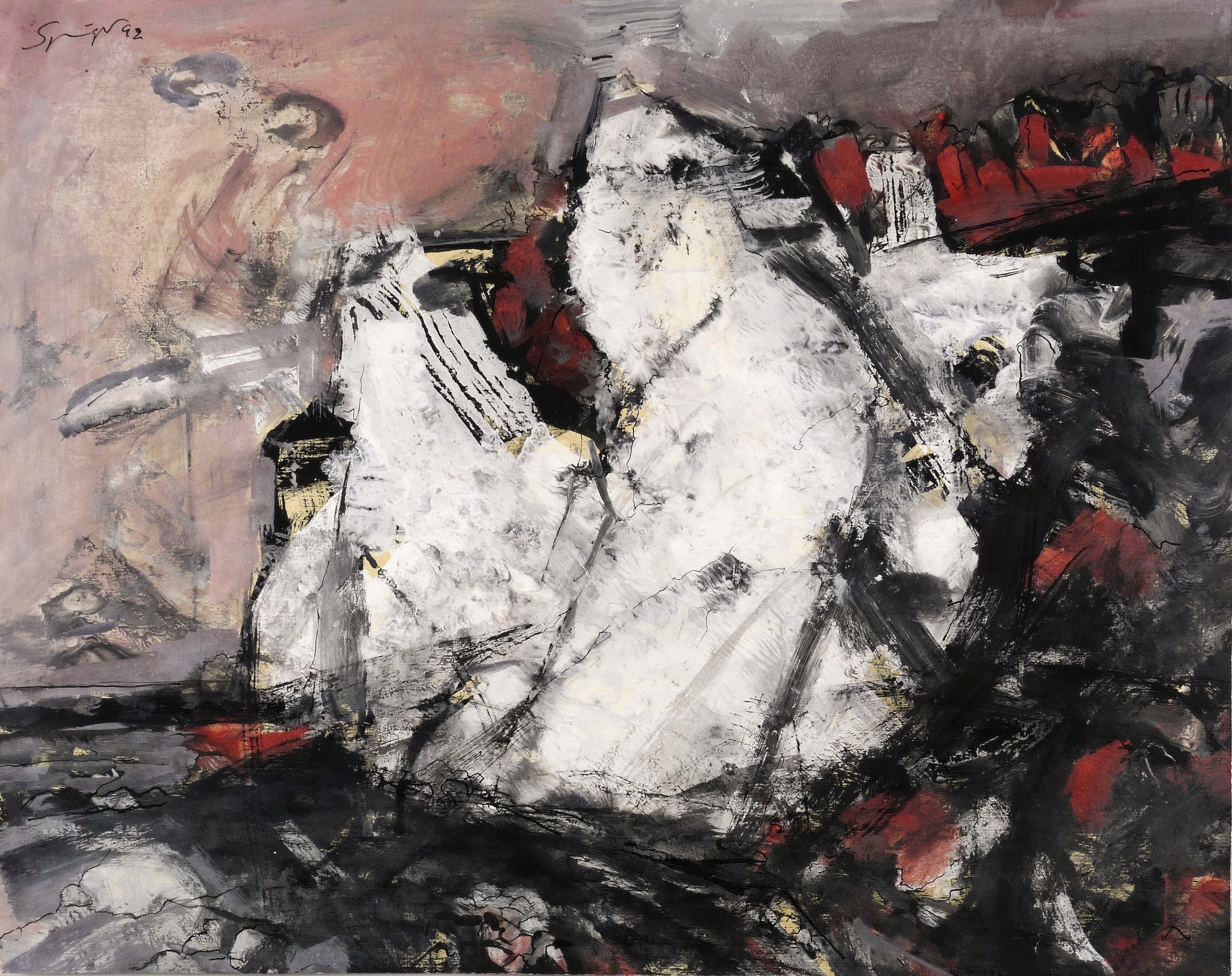 Reinhard Springer, Wissower Klinken auf Rügen, 1992