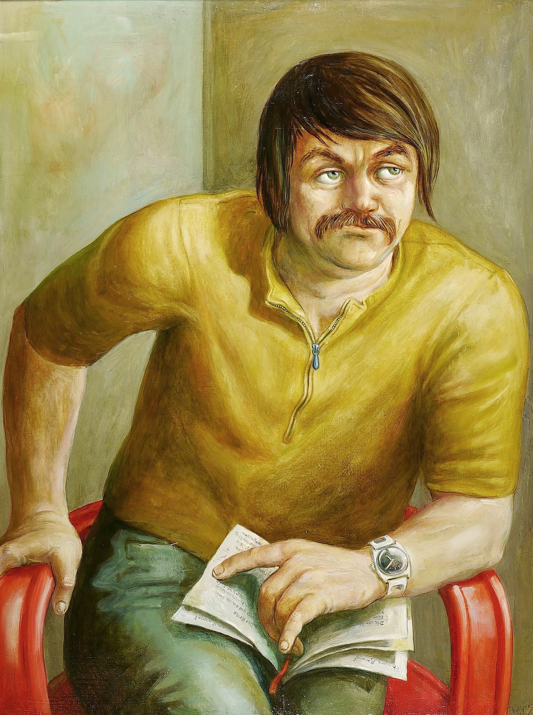 Volker Stelzmann – „Bildnis des Dichters R.B.“