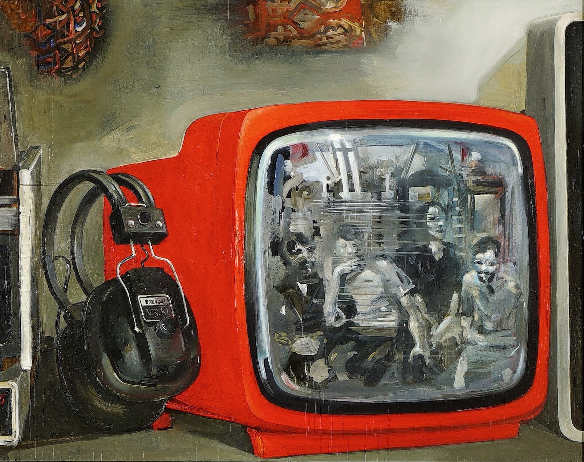 Volker Stelzmann – „Stilleben mit Kopfhörer“