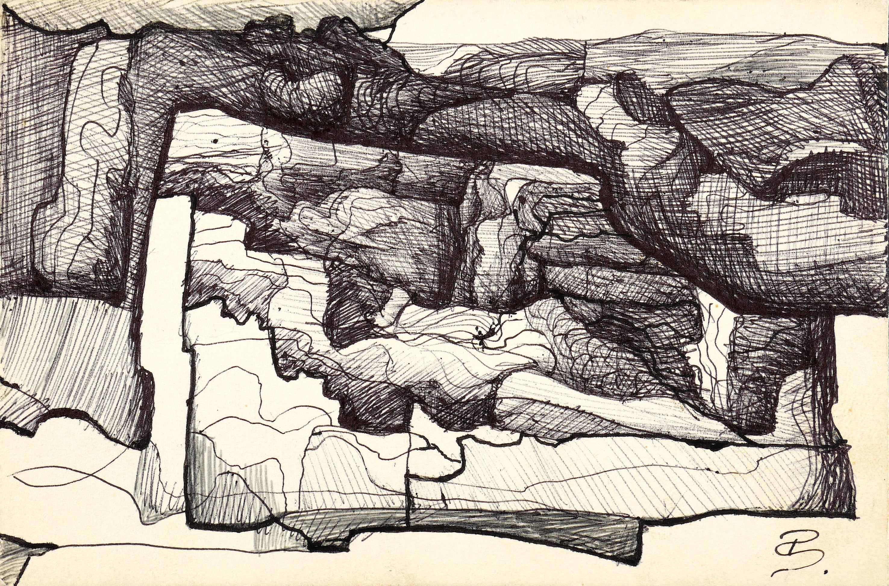 Peter Sylvester – „Abstrakte Landschaft“