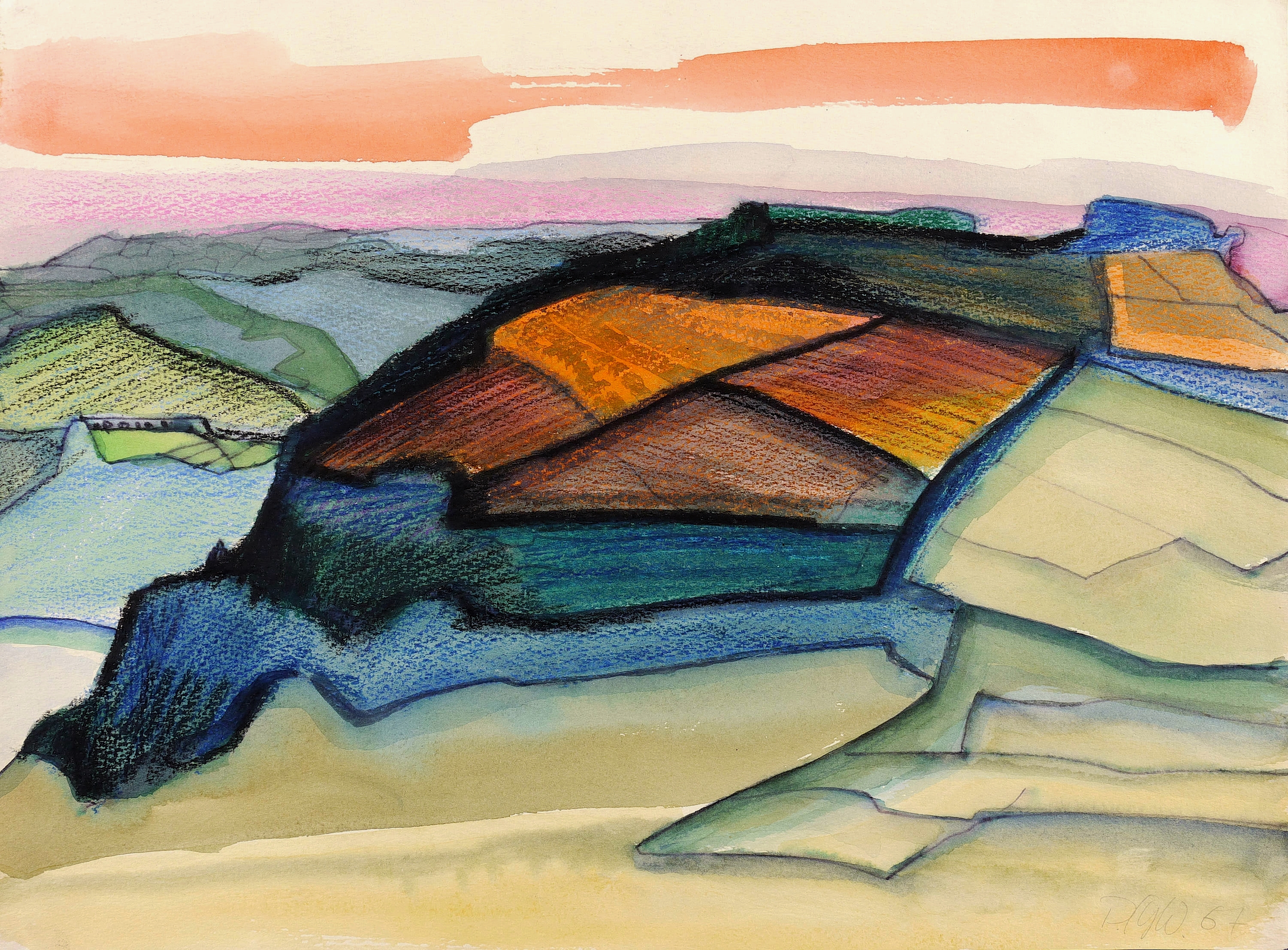 Peter Sylvester – „Landschaft bei Drognitz“