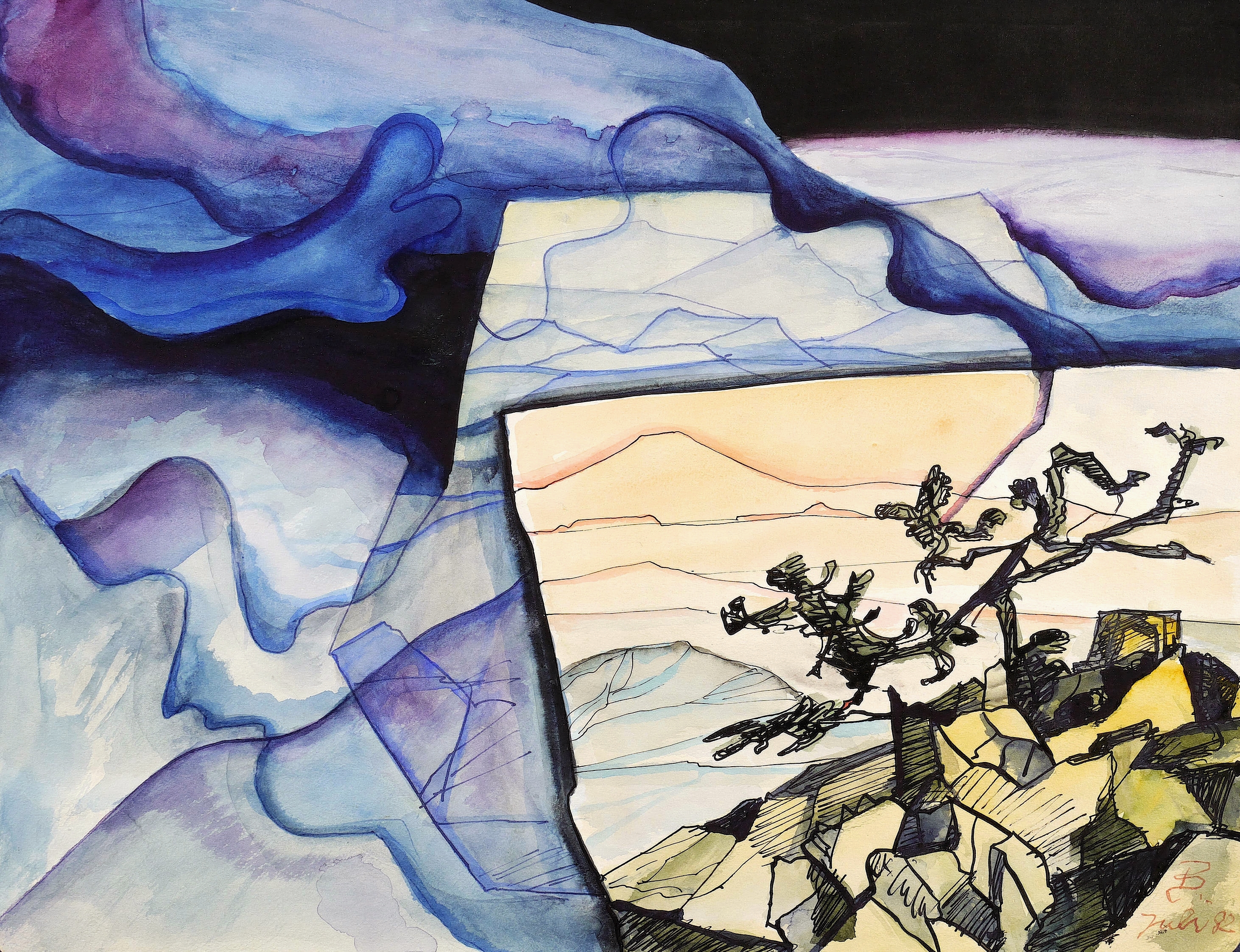 Peter Sylvester – „Landschaftsfragmente (Hiddensee)“