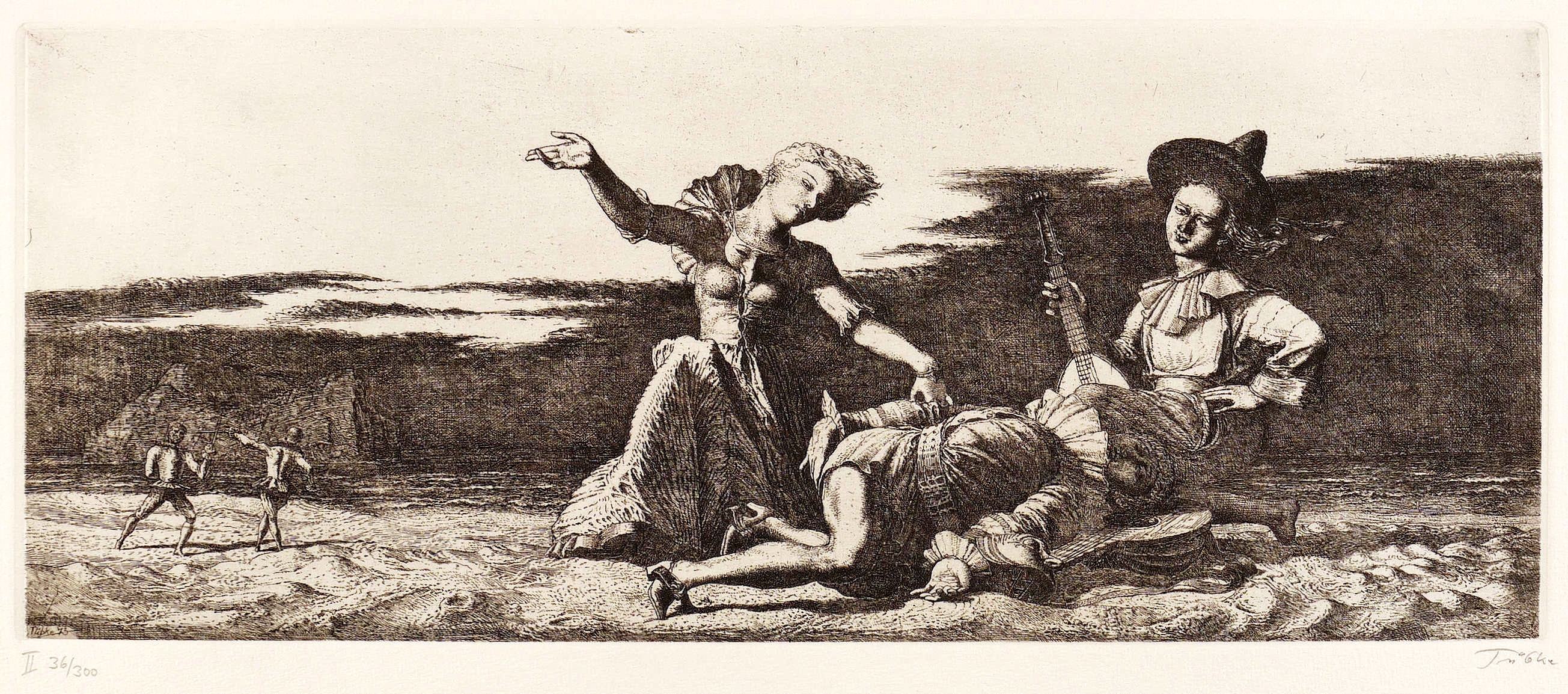 Werner Tübke – „Aschermittwoch am Strand“