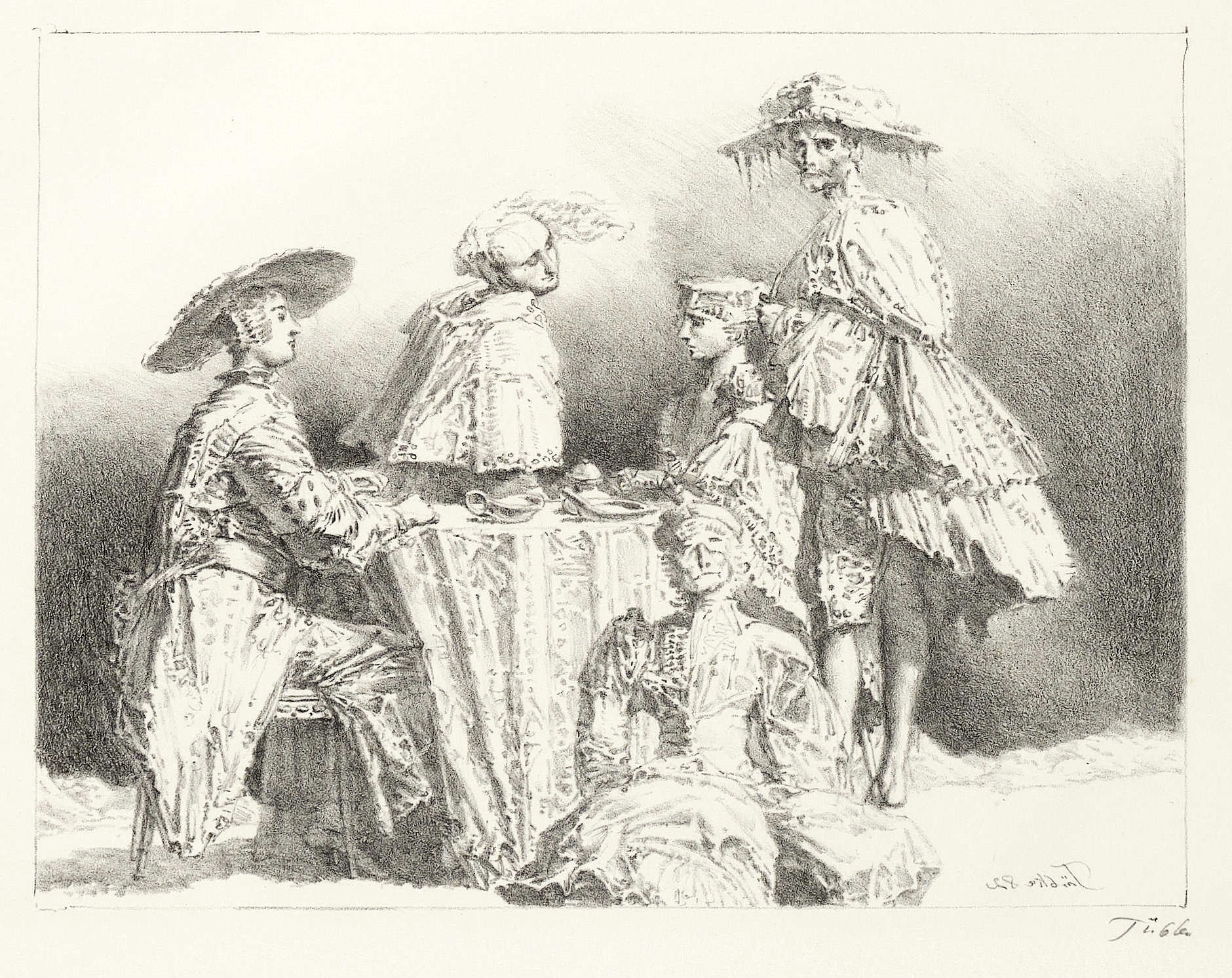 Werner Tübke – „Tischgespräch“