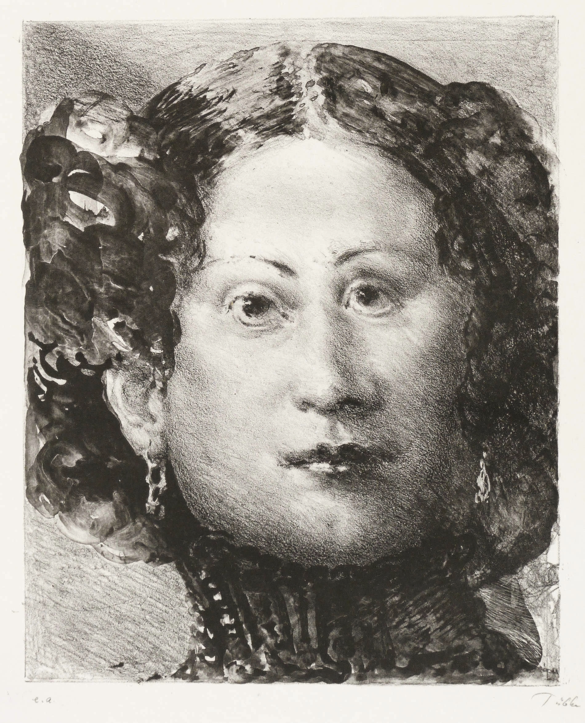 Werner Tübke – „Mädchenkopf“