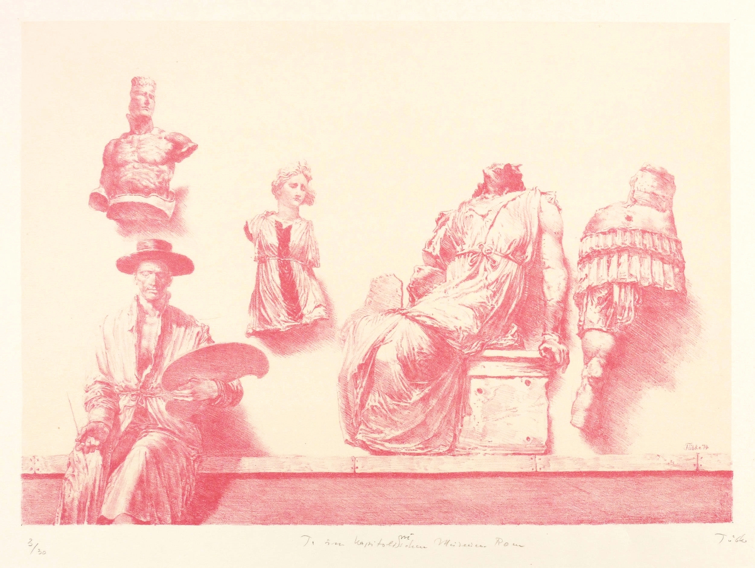 Werner Tübke – „T. im kapitolinischen Museum Rom“