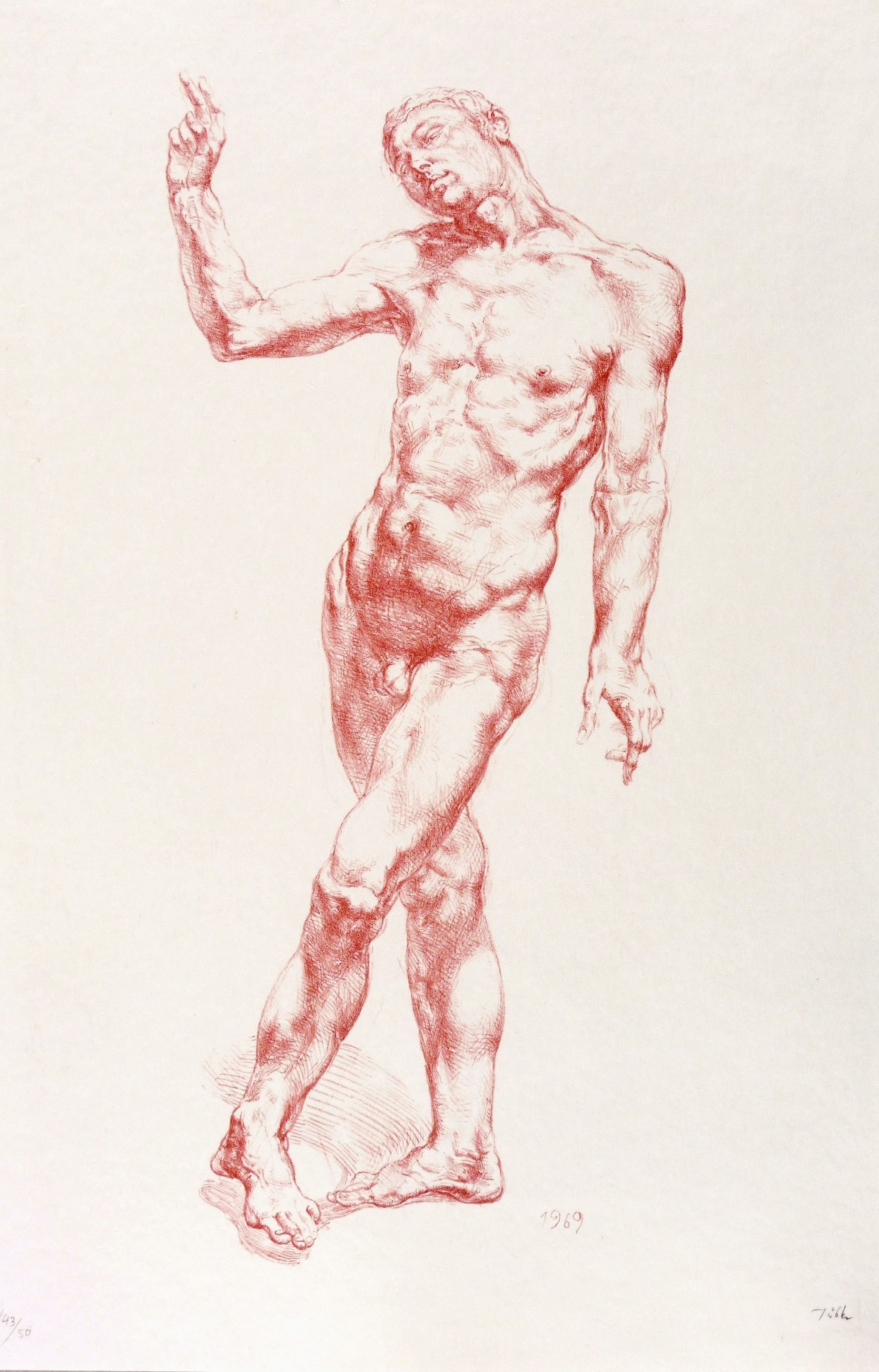 Werner Tübke – „Männlicher Akt“