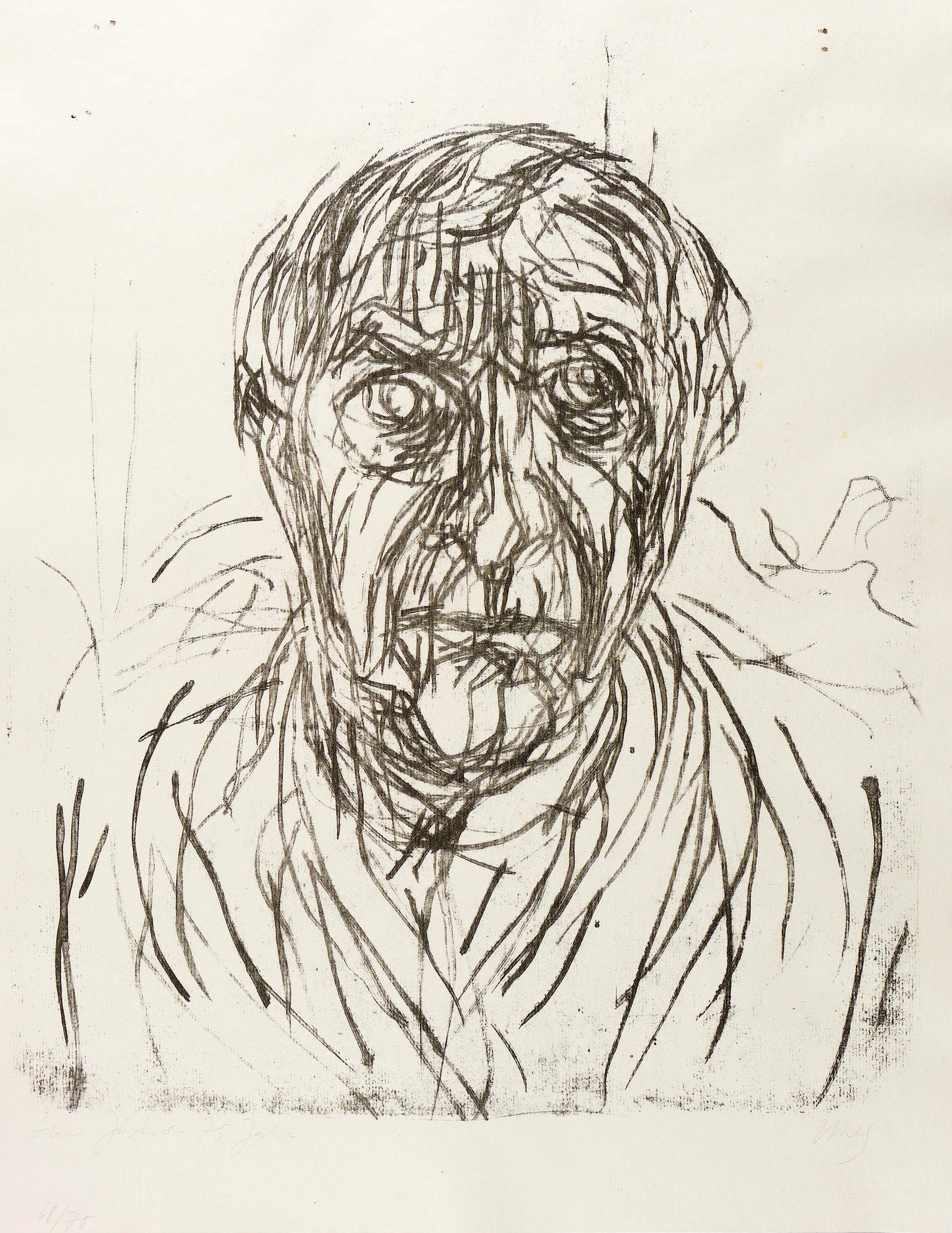 Bildnis Hans Jüchser - 75 Jahre