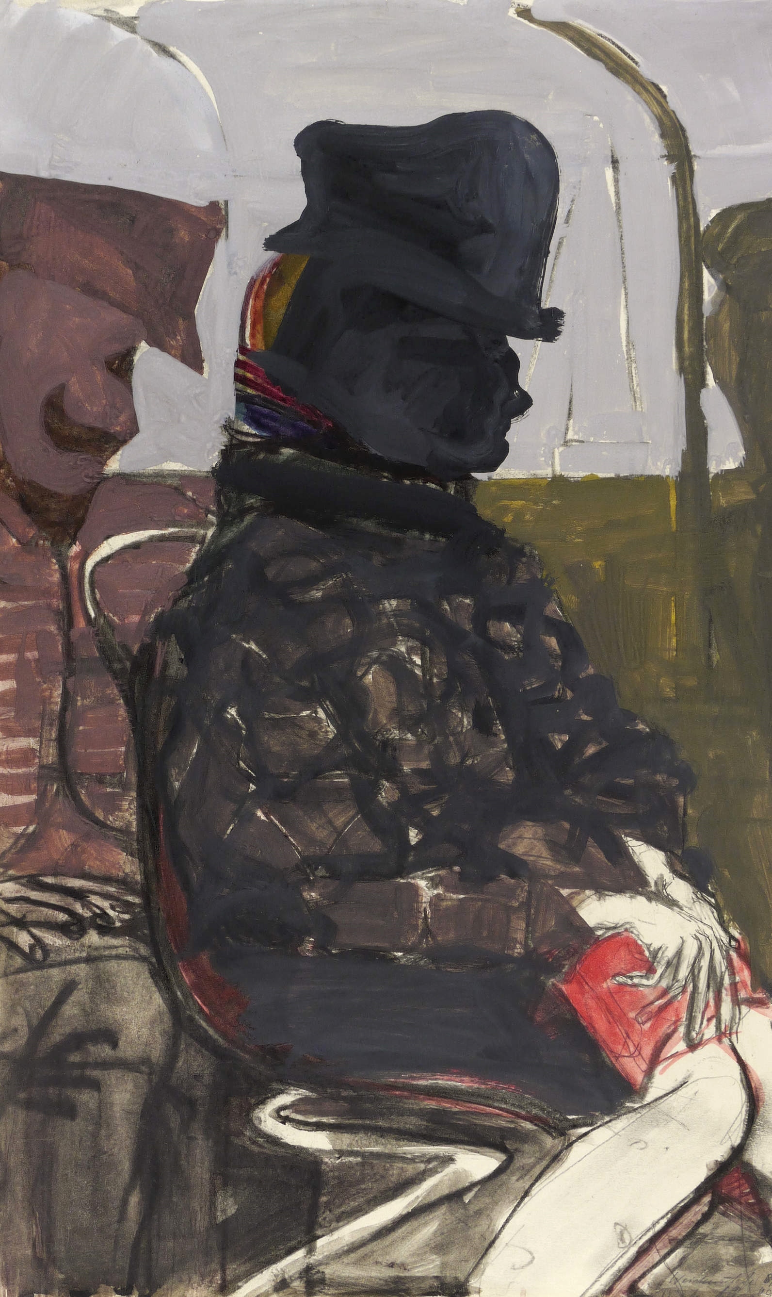 Profil im Gegenlicht