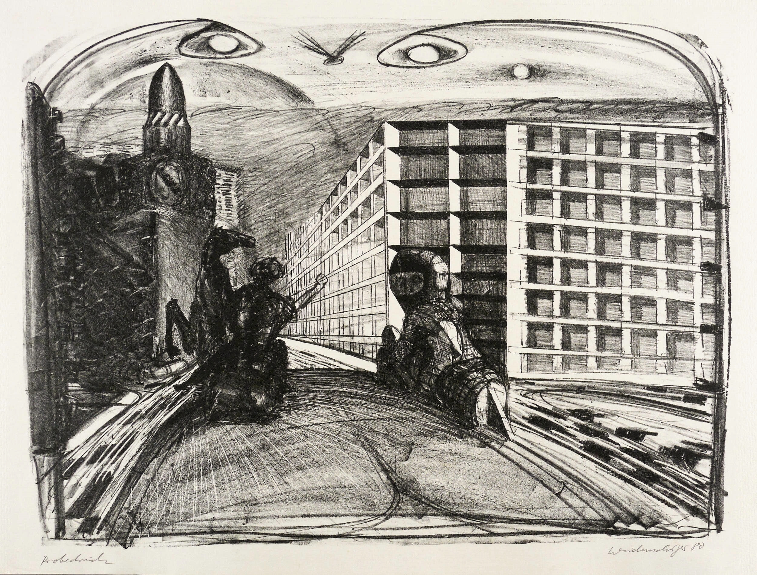 An der Carolabrücke (Dresden) I An der Carolabrücke (Dresden) I