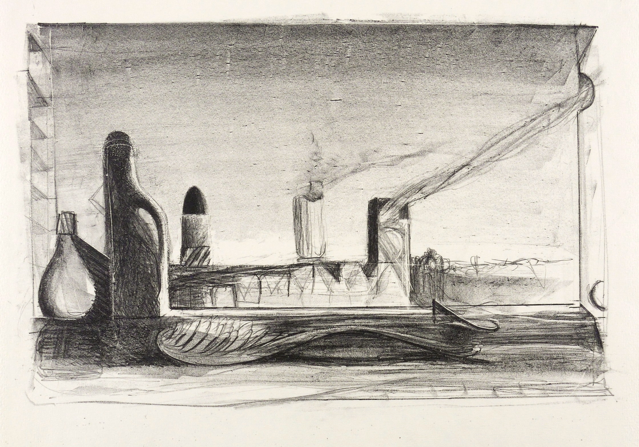 Ohne Titel (Ausblick auf Industrielandschaft) Ohne Titel (Ausblick auf Industrielandschaft)