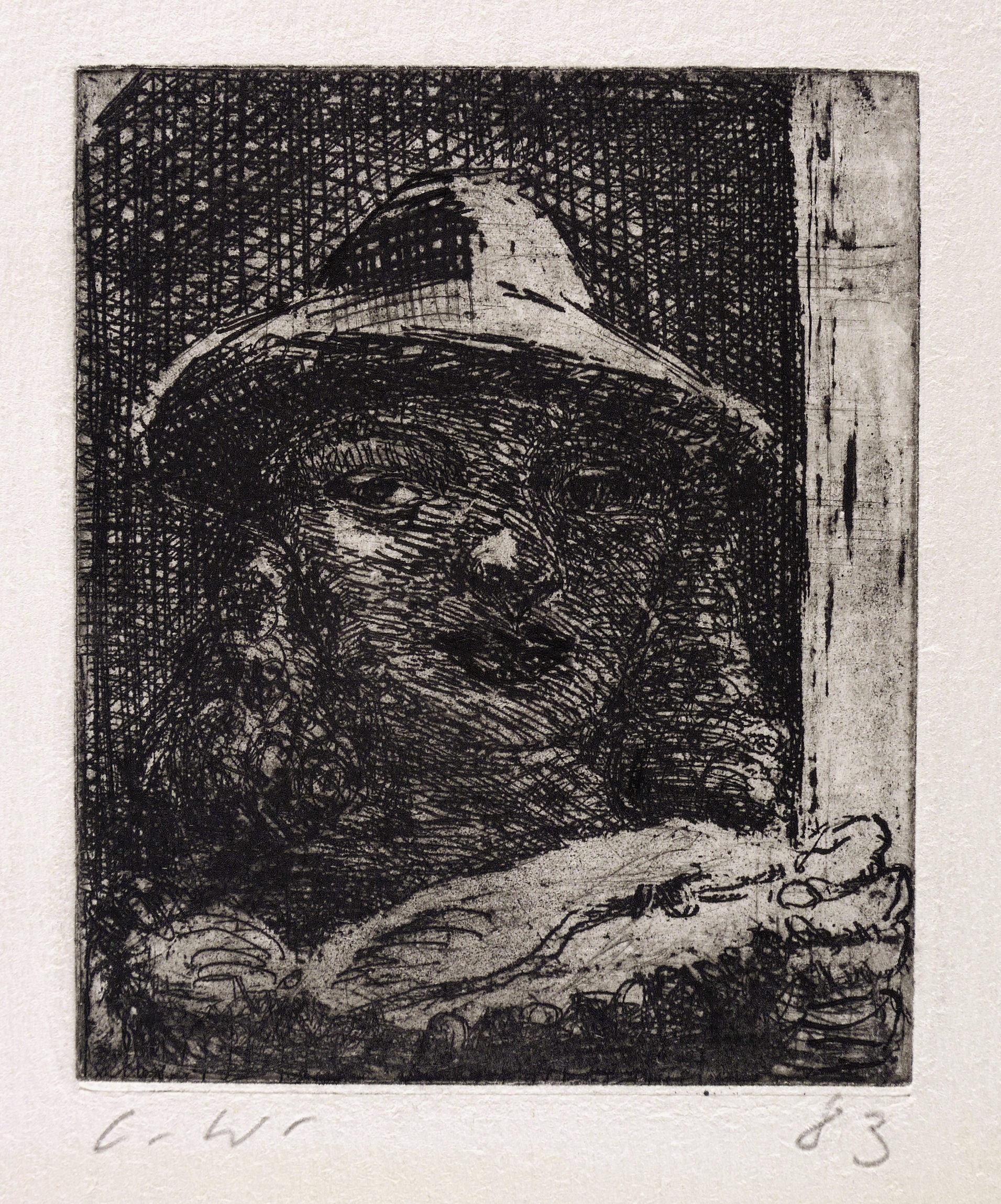 Kopf (Frau mit Hut) Kopf (Frau mit Hut)