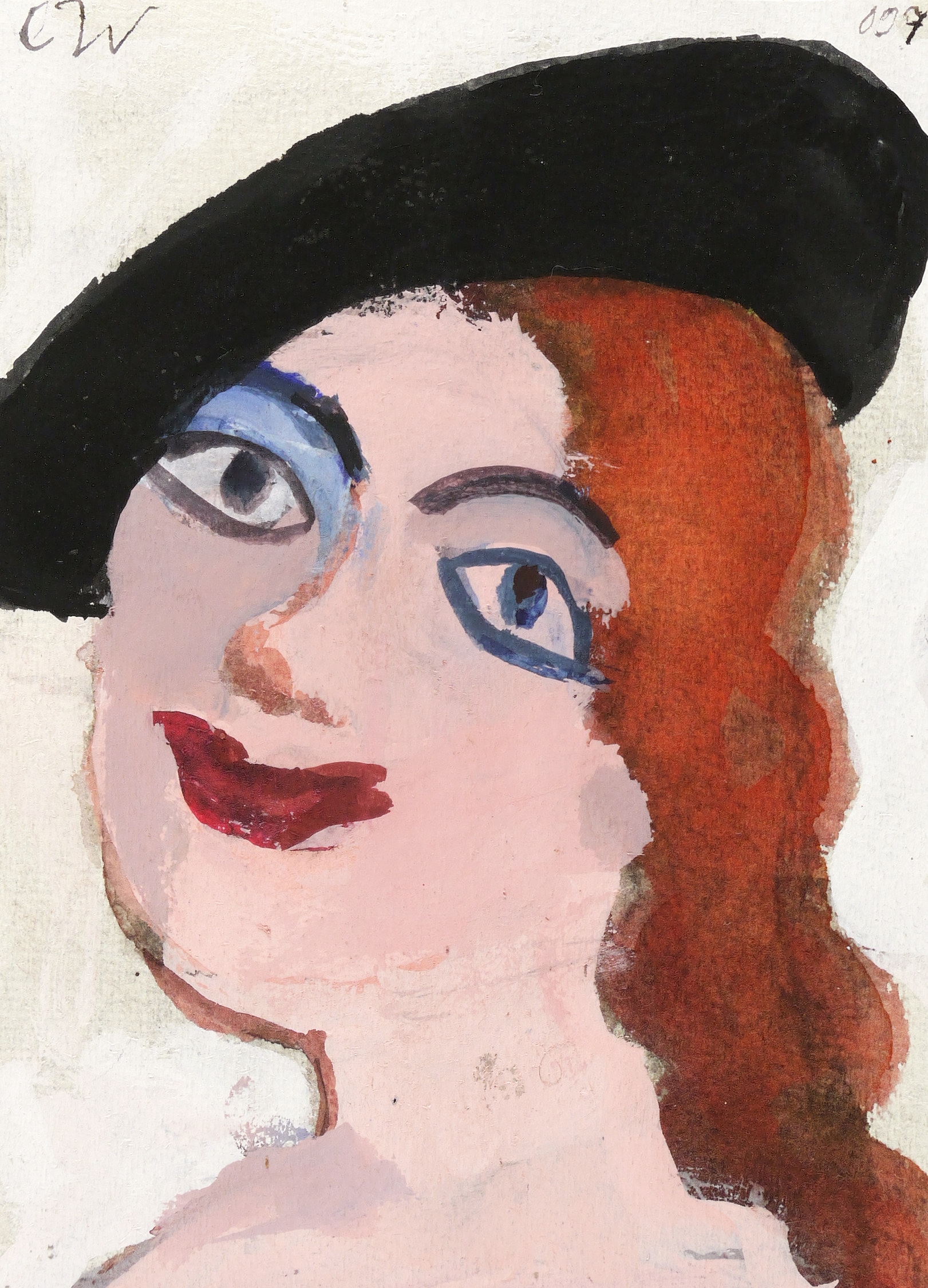 Claus Weidensdorfer – „Mädchen mit Barett“