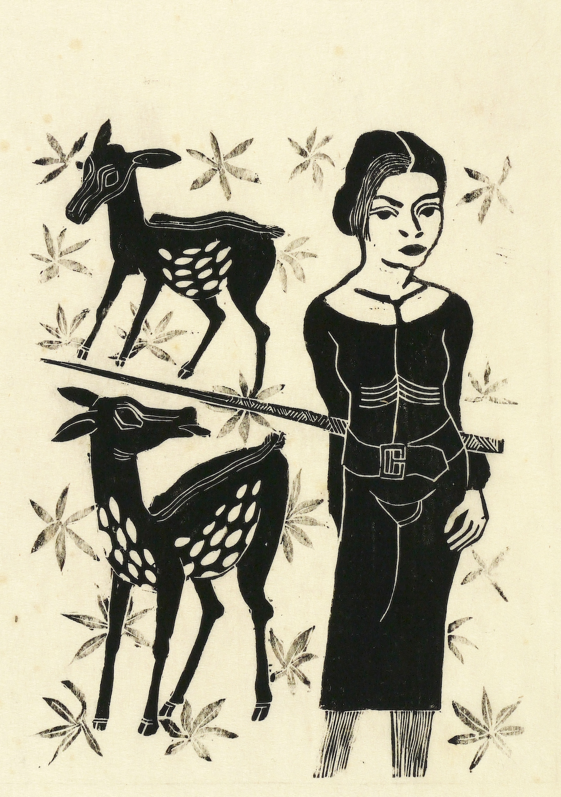 Reinhold Langner – „Mädchen mit Rehen“