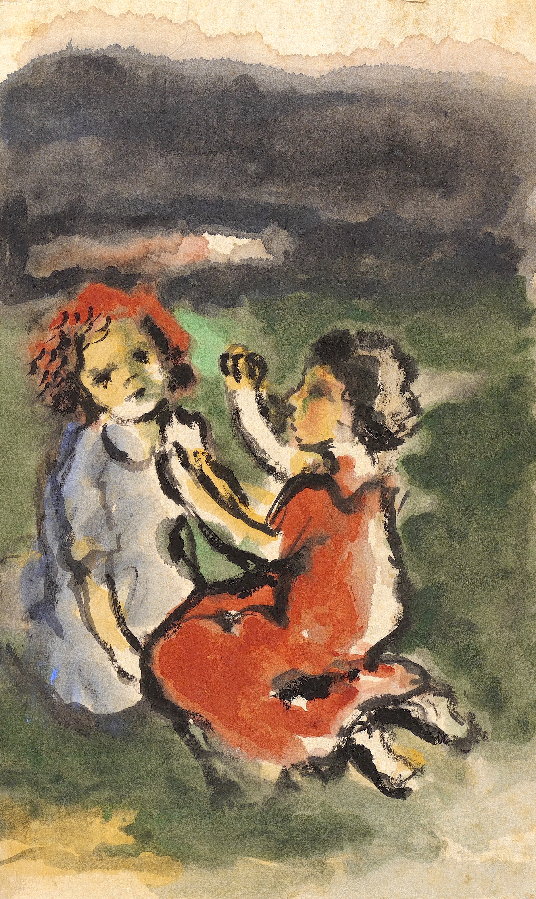 Reinhold Langner – „Zwei spielende Kinder“