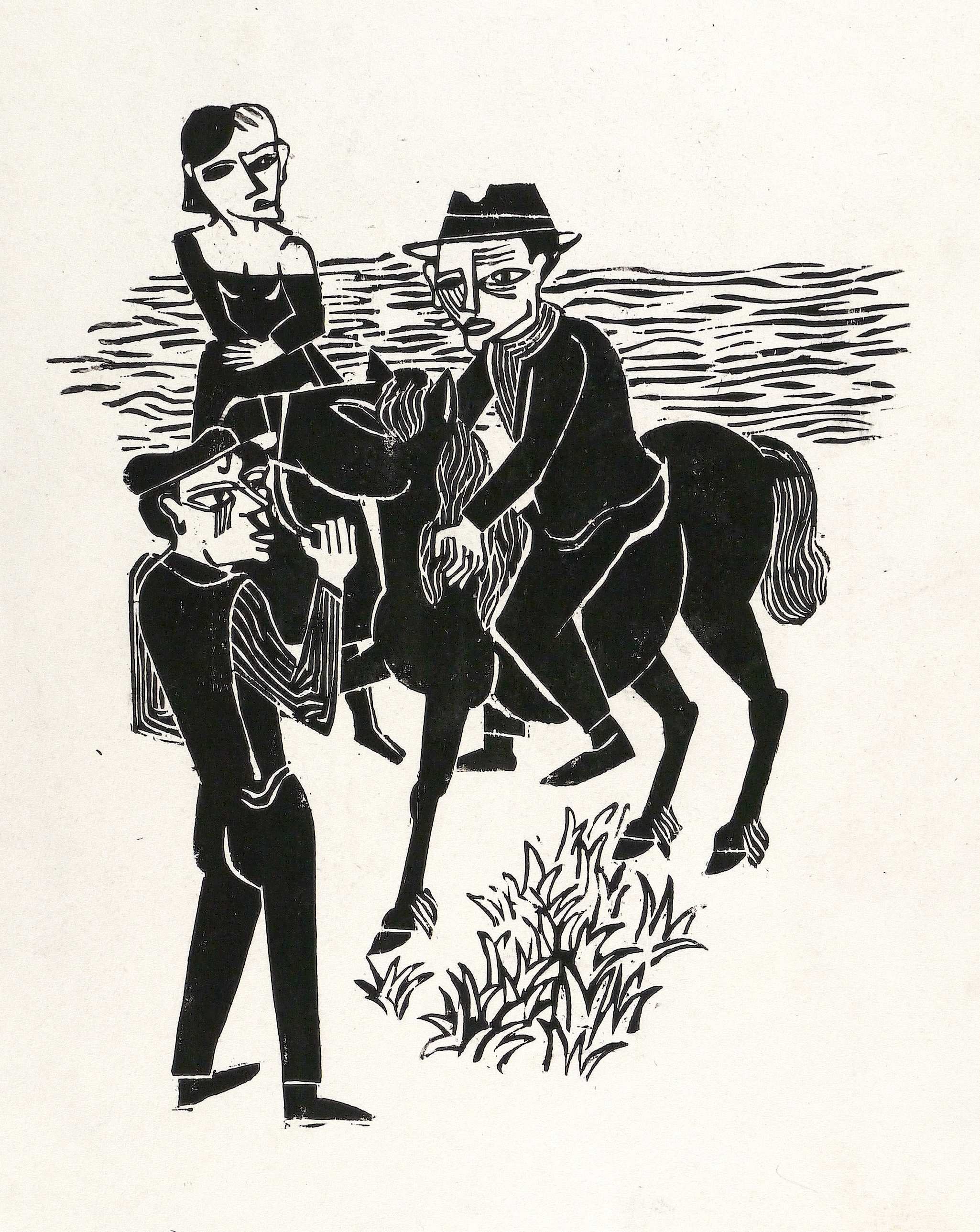 Reinhold Langner – „Reiter am Meer“