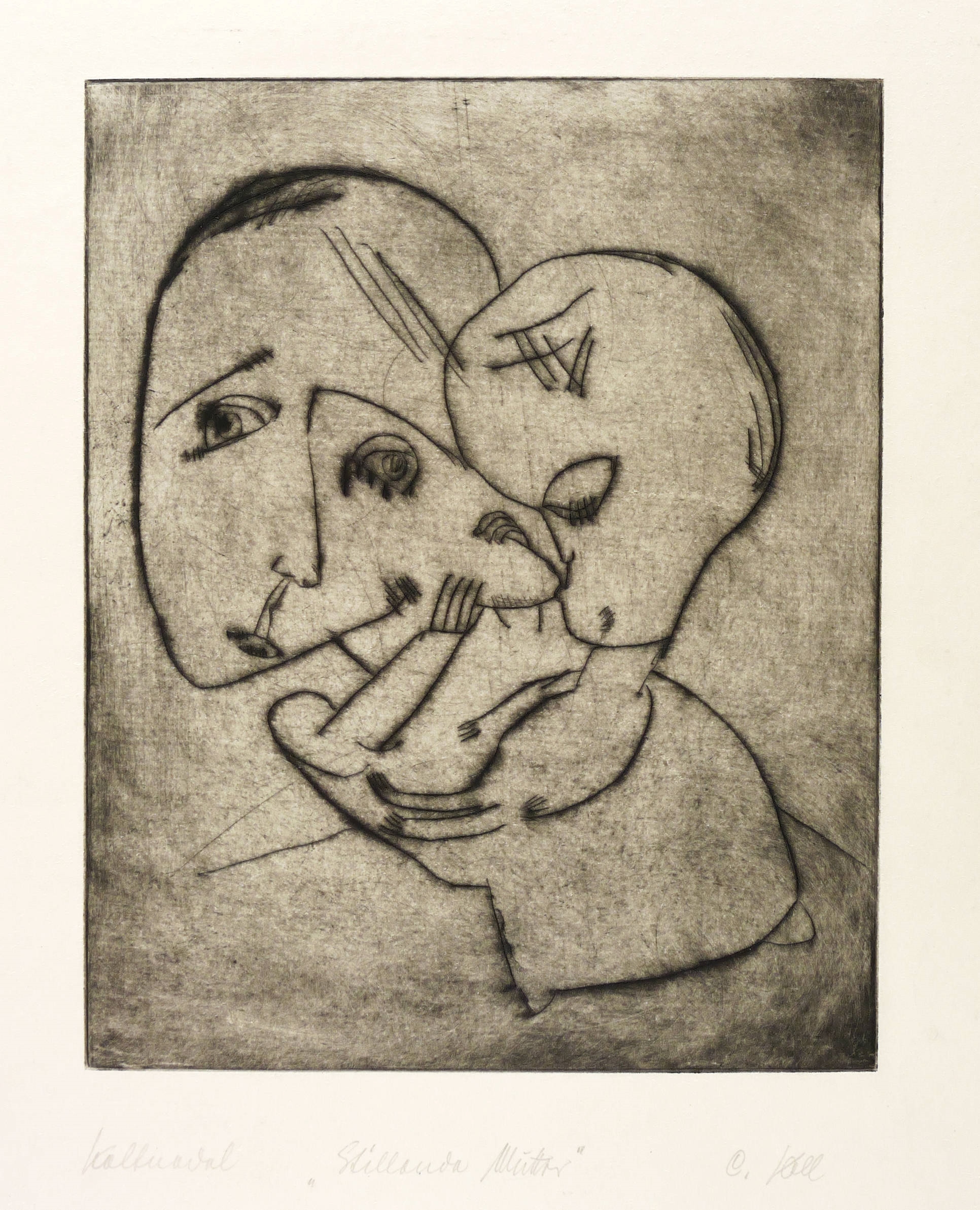 Christoph Voll, Stillende Mutter, 1919/1920