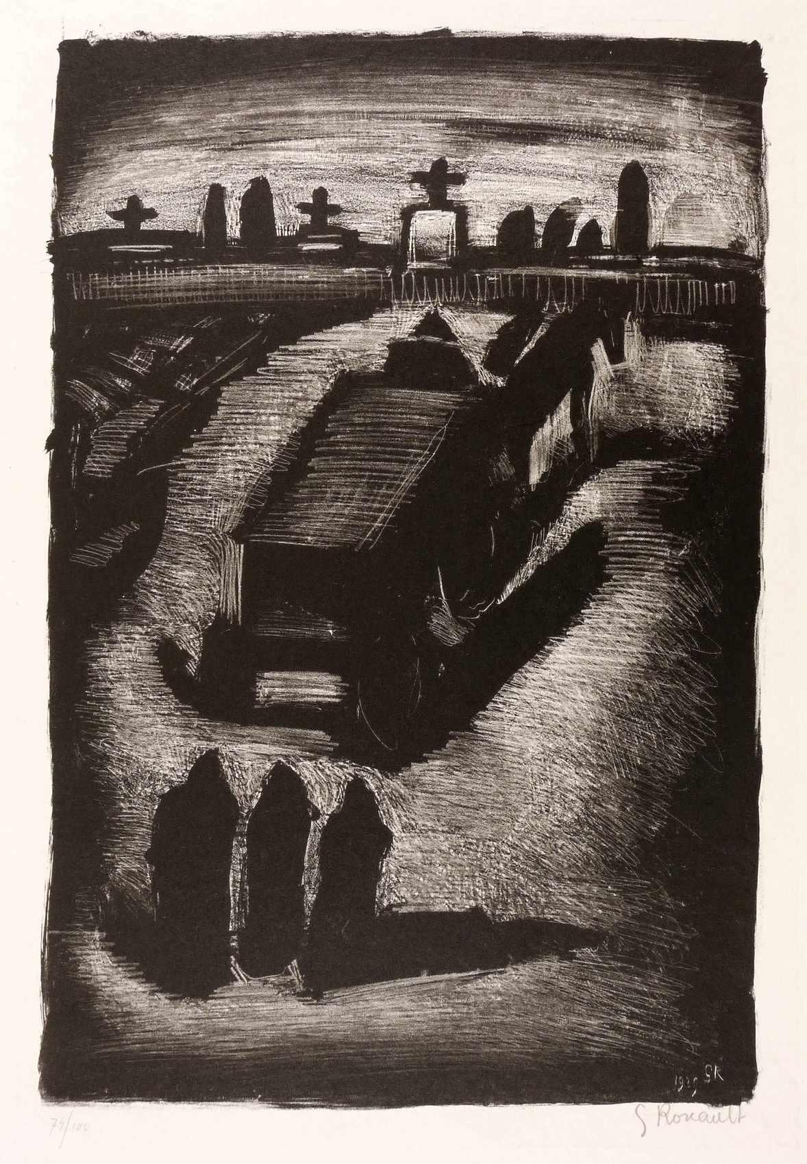 Georges Rouault, De profundis (Faubourg des longues peines), 1929