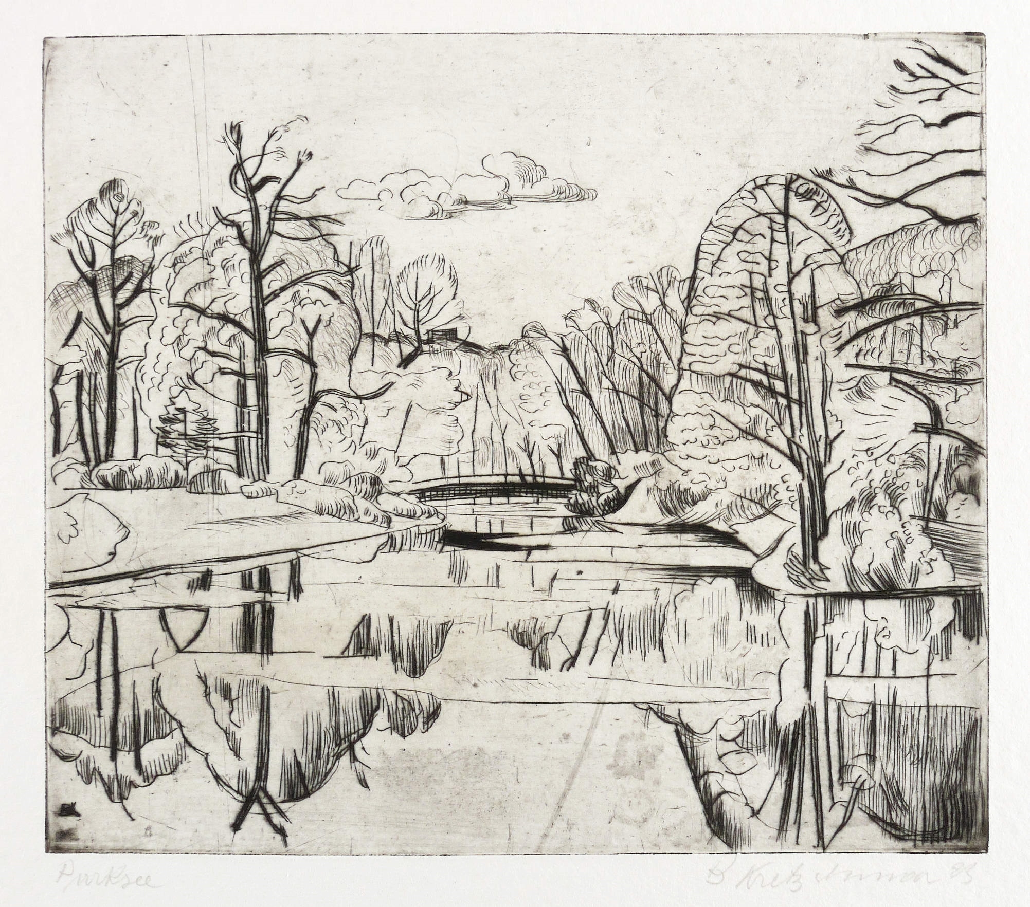 Bernhard Kretzschmar, Parksee, 1923