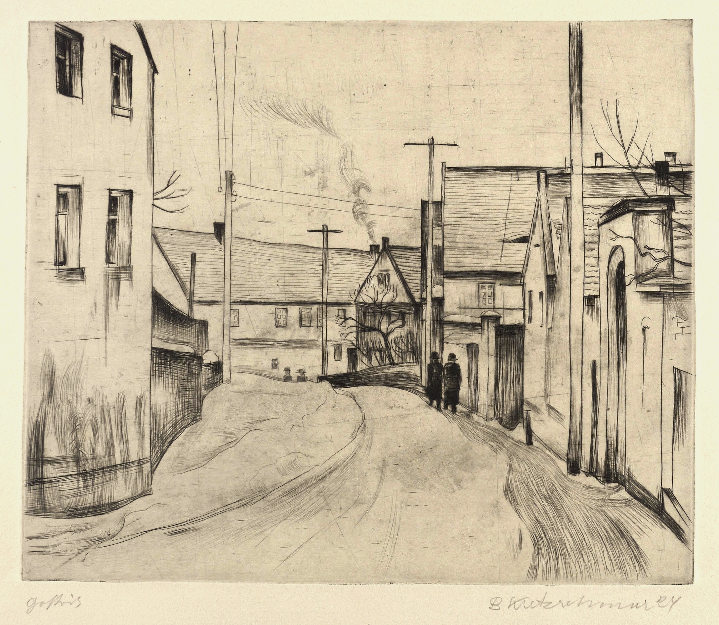 Bernhard Kretzschmar, Gostritz, 1924