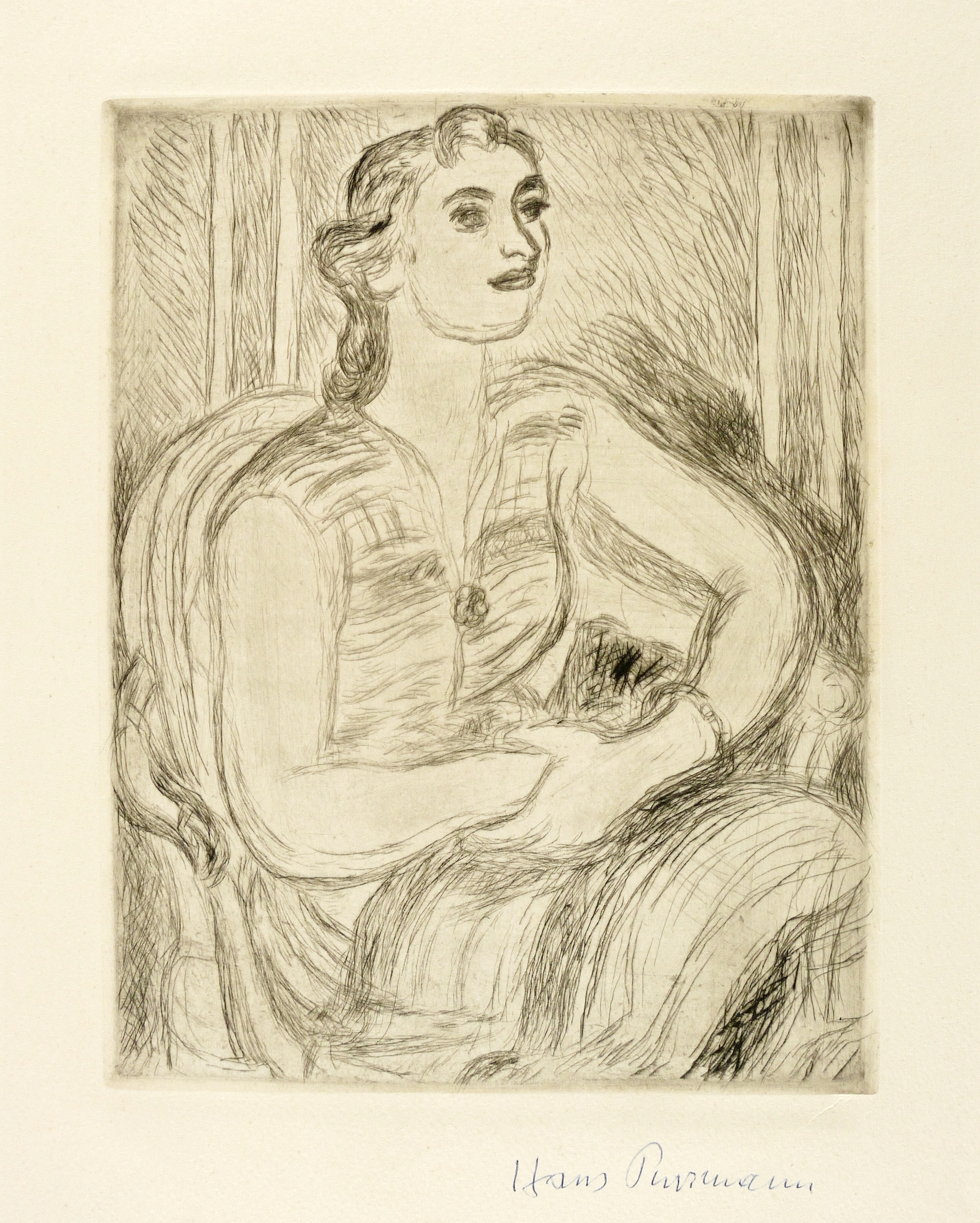 Hans Purrmann, Bildnis Eva Maria Henschel, 1960