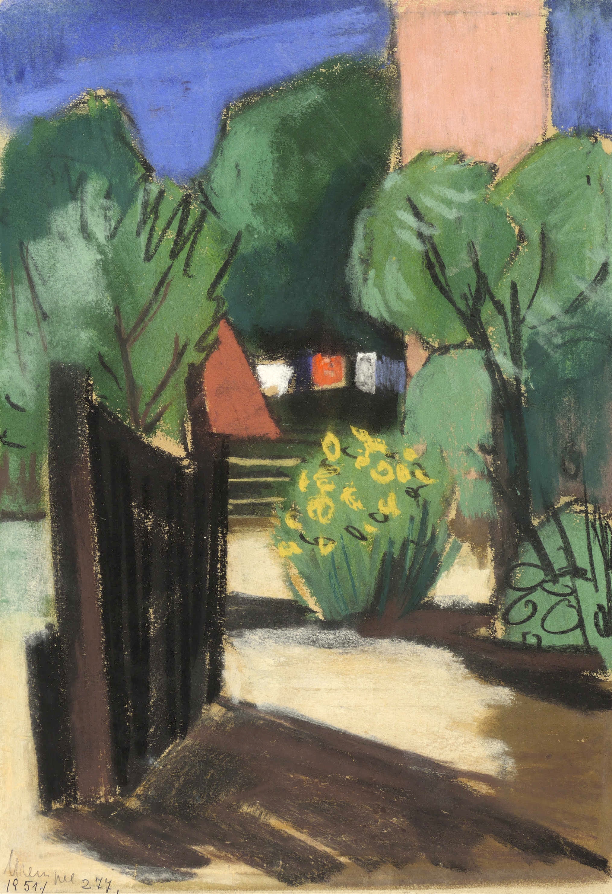 Horst Strempel, Garten (Hiddensee), 1951