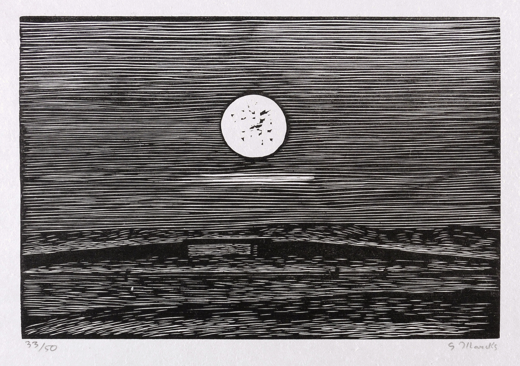 Gerhard Marcks, Brücke bei Abendsonne, 1964