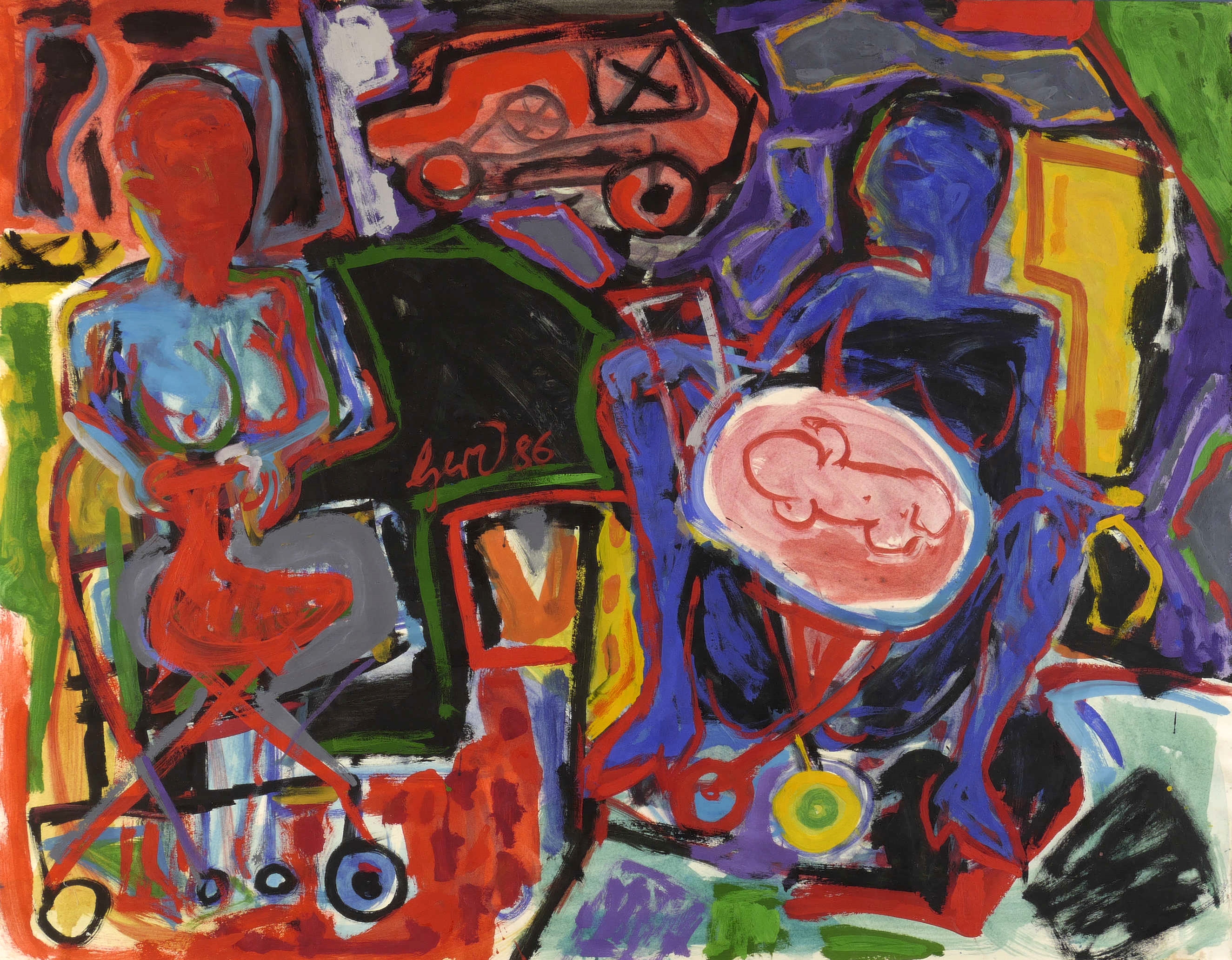 Gerd Sonntag, Zwei Frauen, 1986