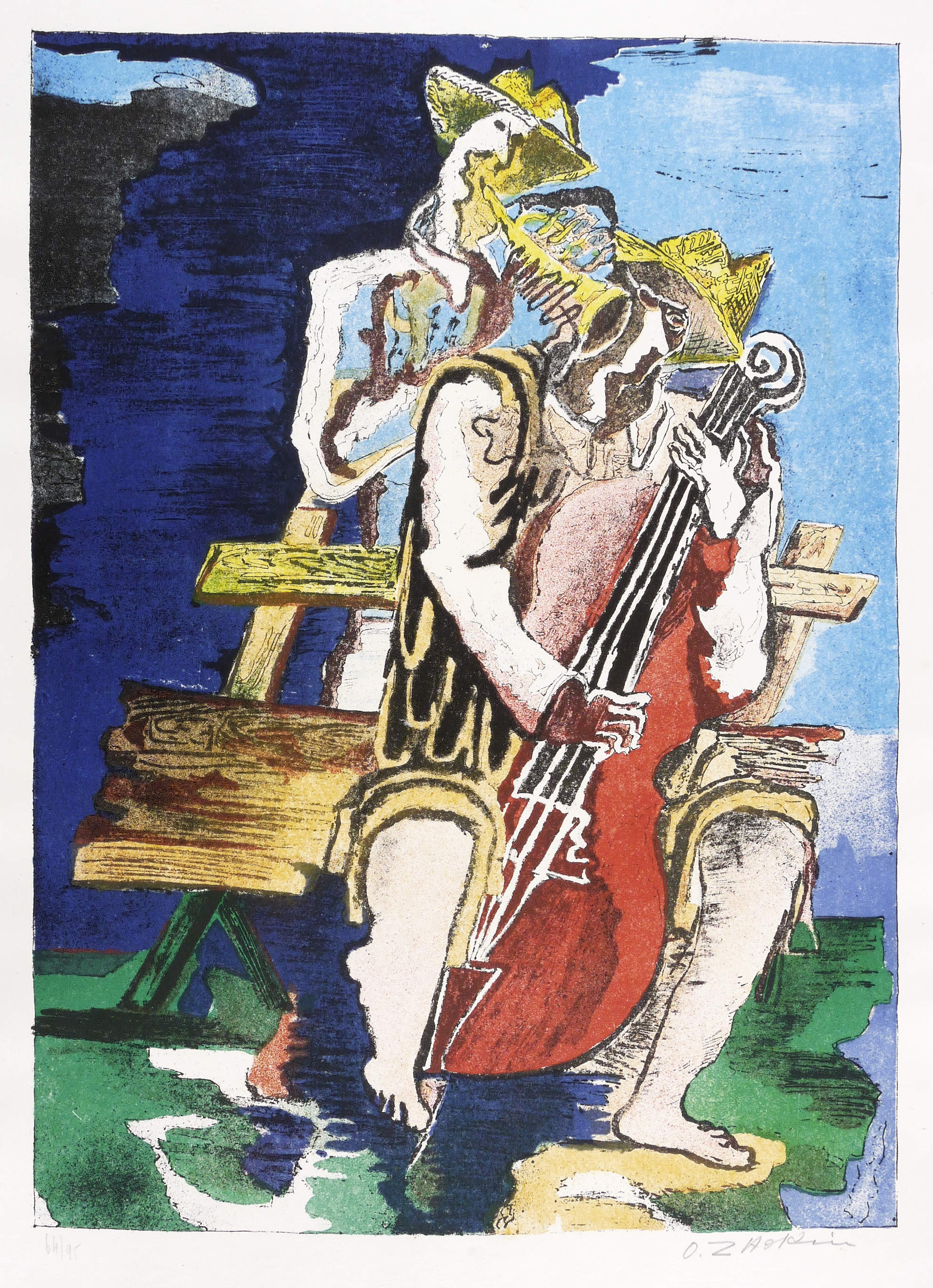 Ossip Zadkine, Les Musiciens, 1955