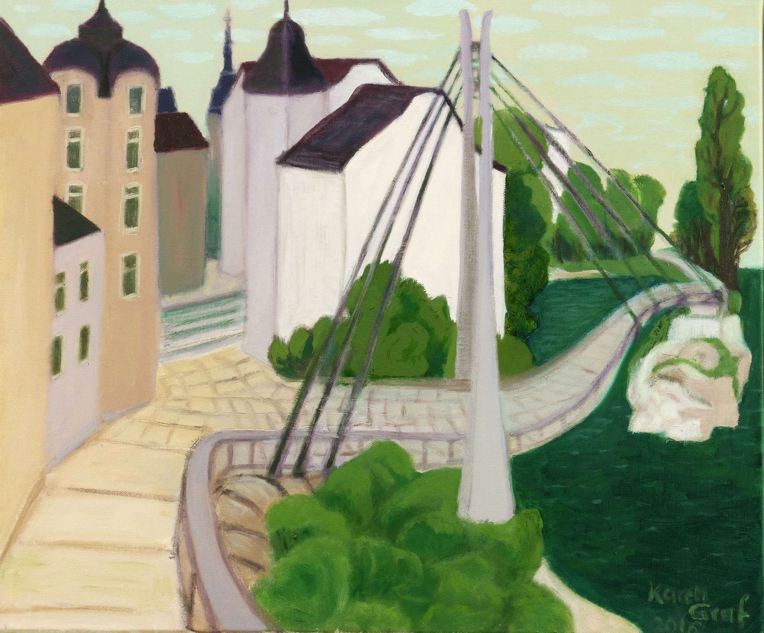 Karen Graf – „Pieschener Molenbrücke“