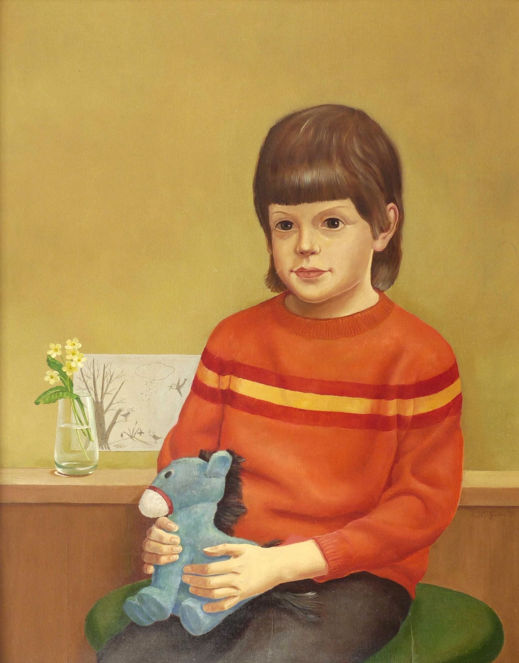 Rudolf Nehmer, Kinderbildnis (Judith Munde), 1981