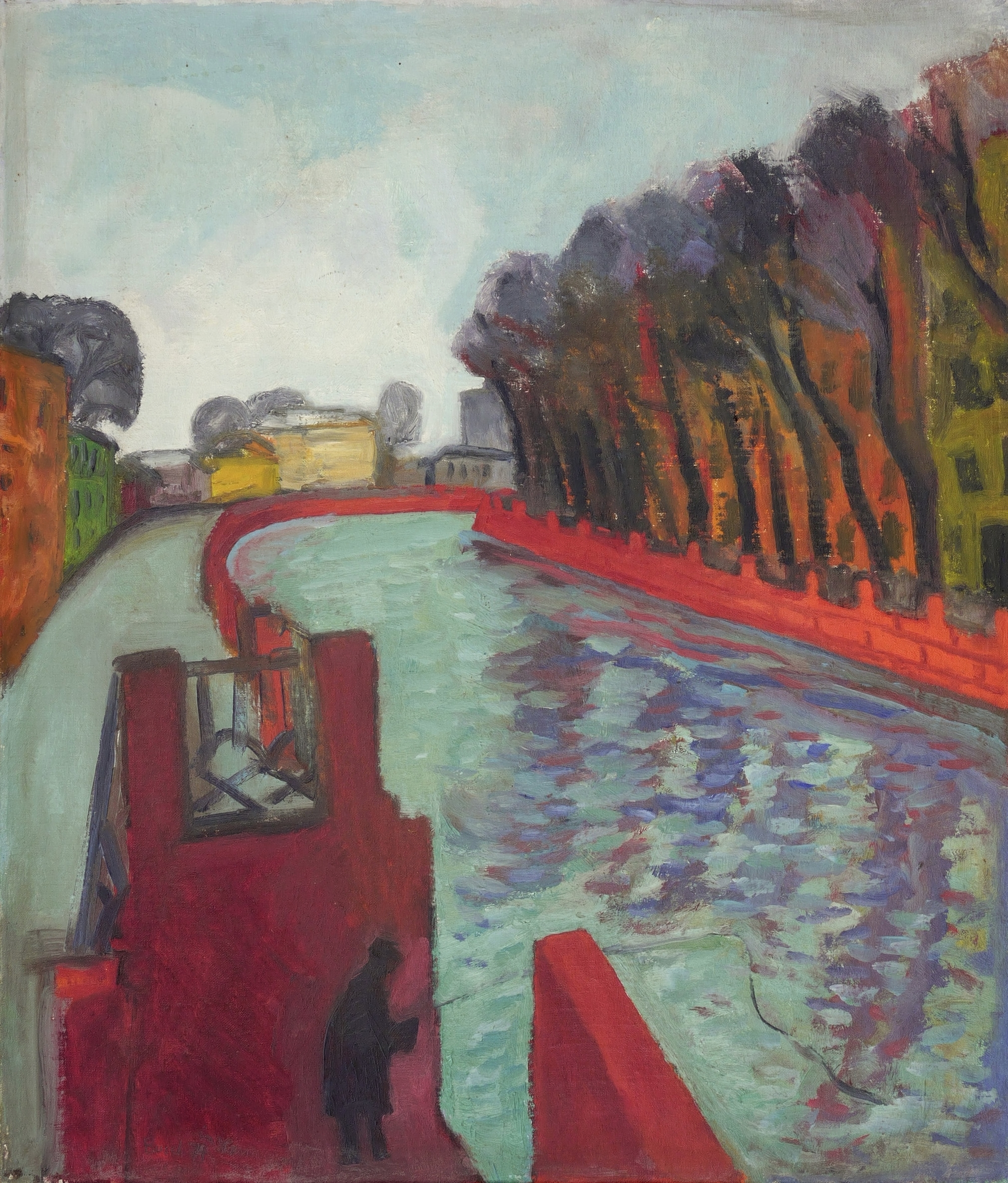 Paul Busch, An der Fontanka (Leningrad), 1974